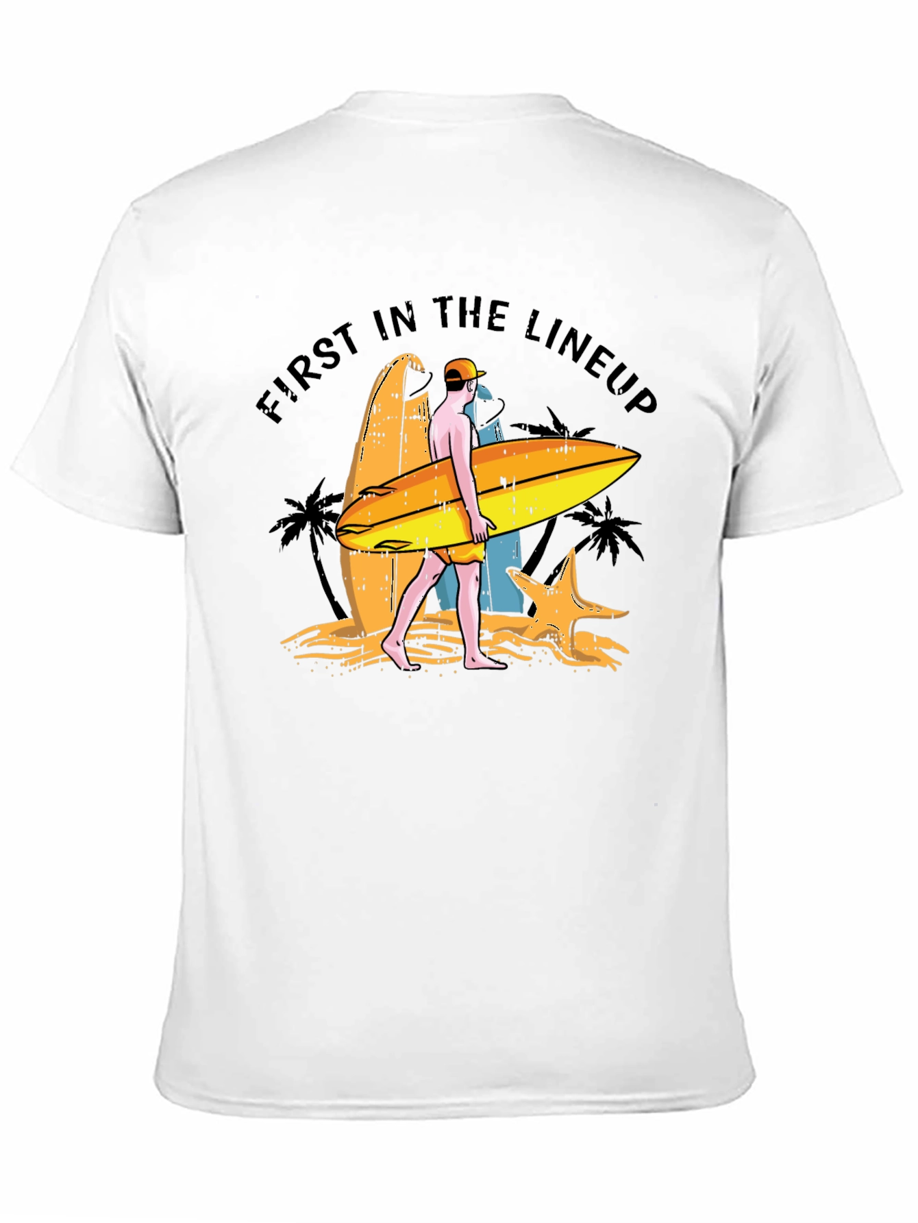 First in the Lineup Surfer T-Shirt