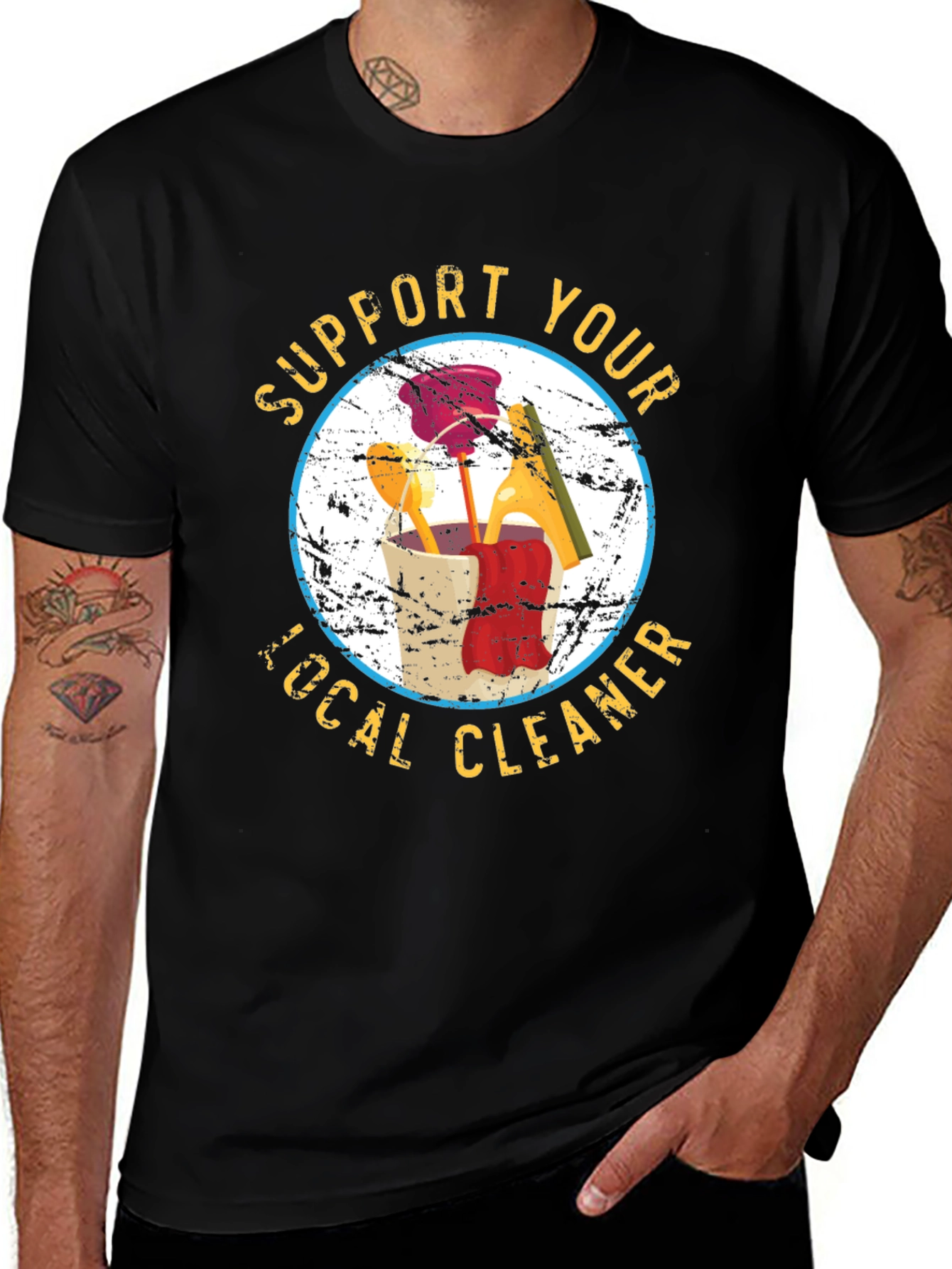 Support Your Local Cleaner T-Shirt