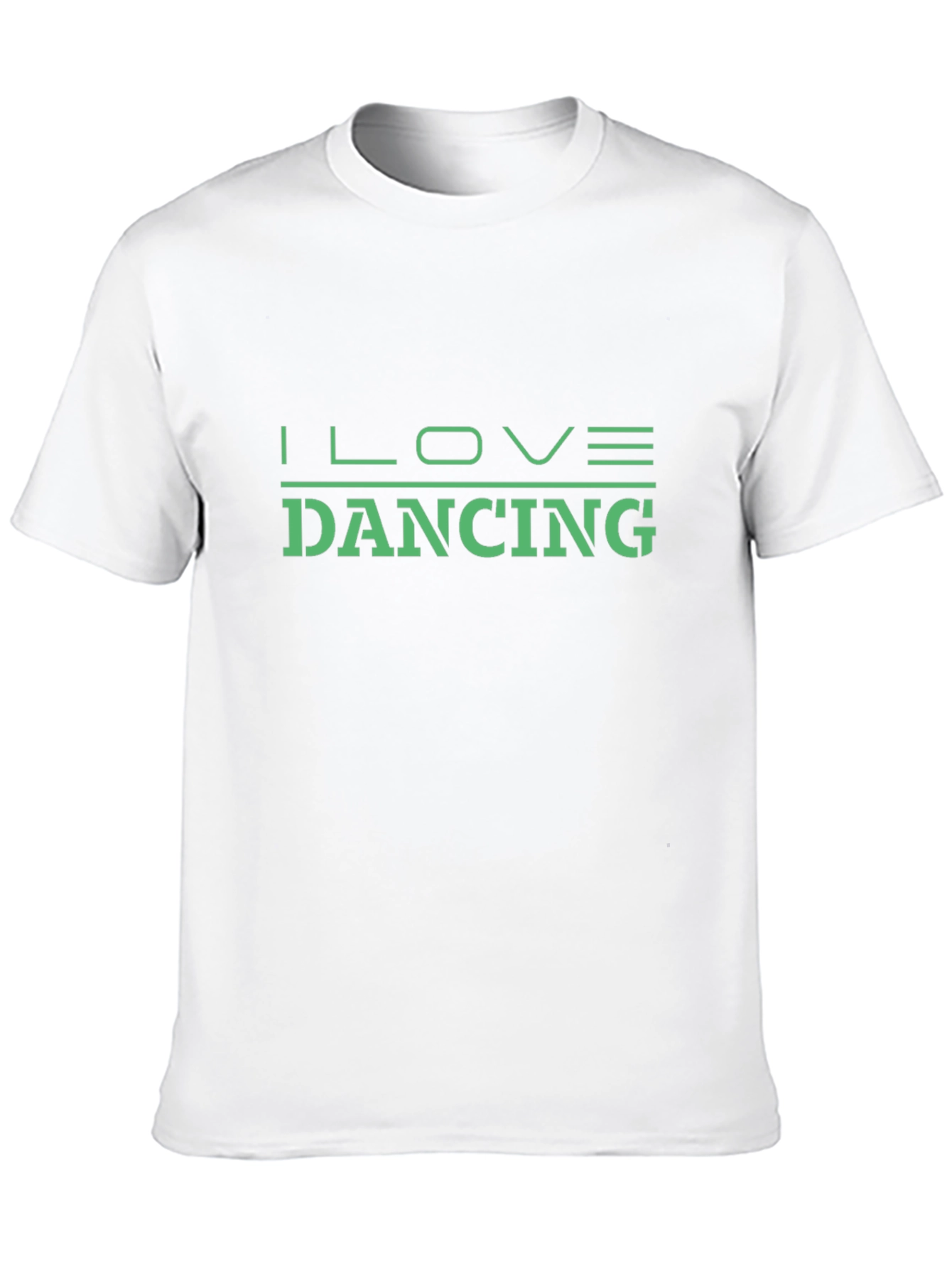 I Love Dancing Graphic Tee - Black Cotton Shirt