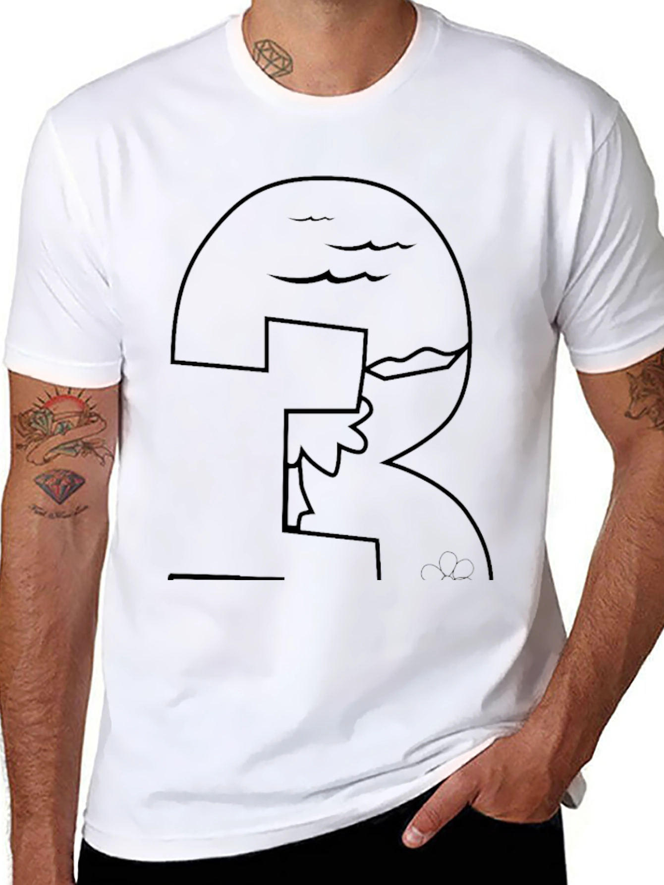 Abstract Mountain T-Shirt