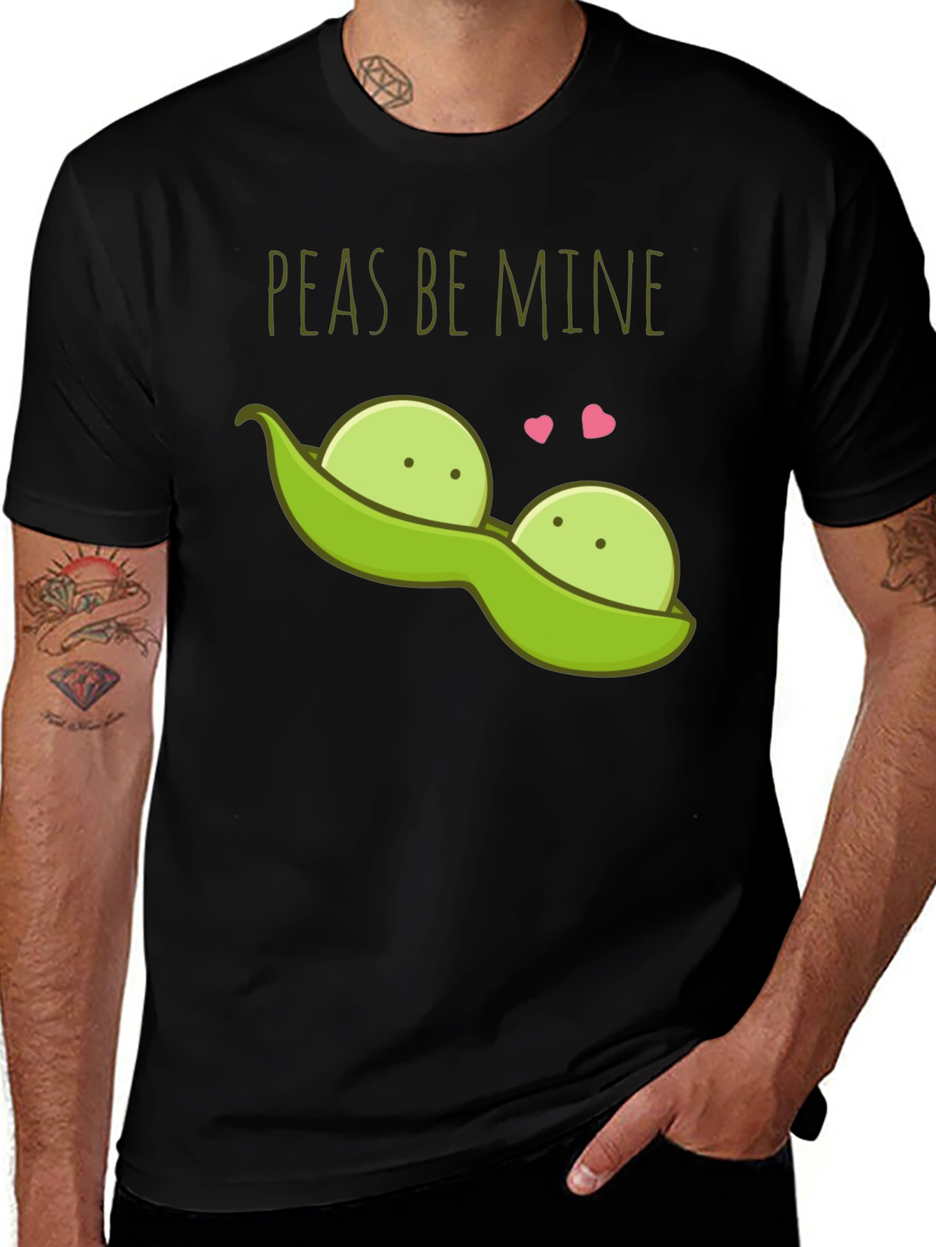 Peas Be Mine Valentines T-Shirt