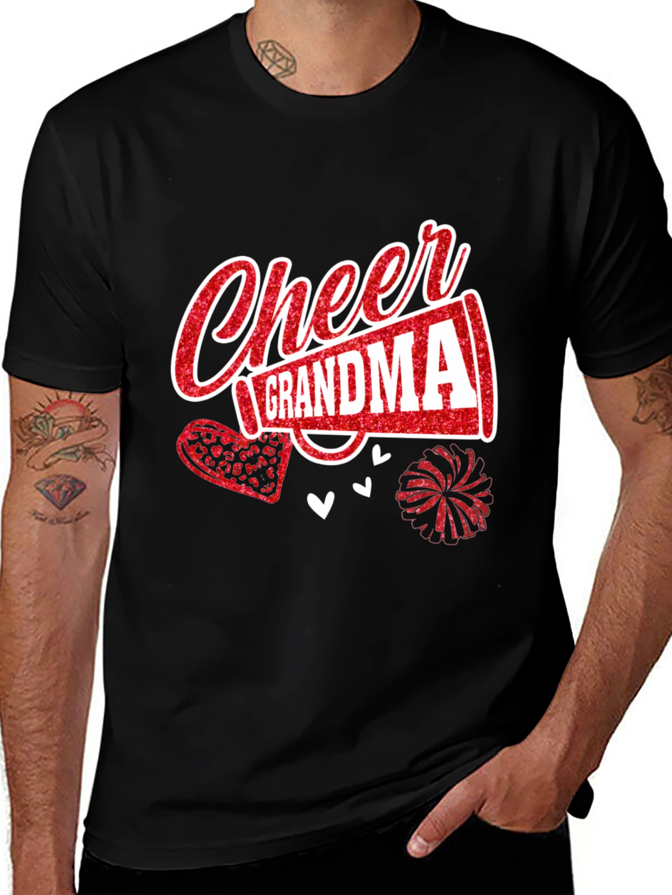 Cheer Grandma Graphic T-Shirt
