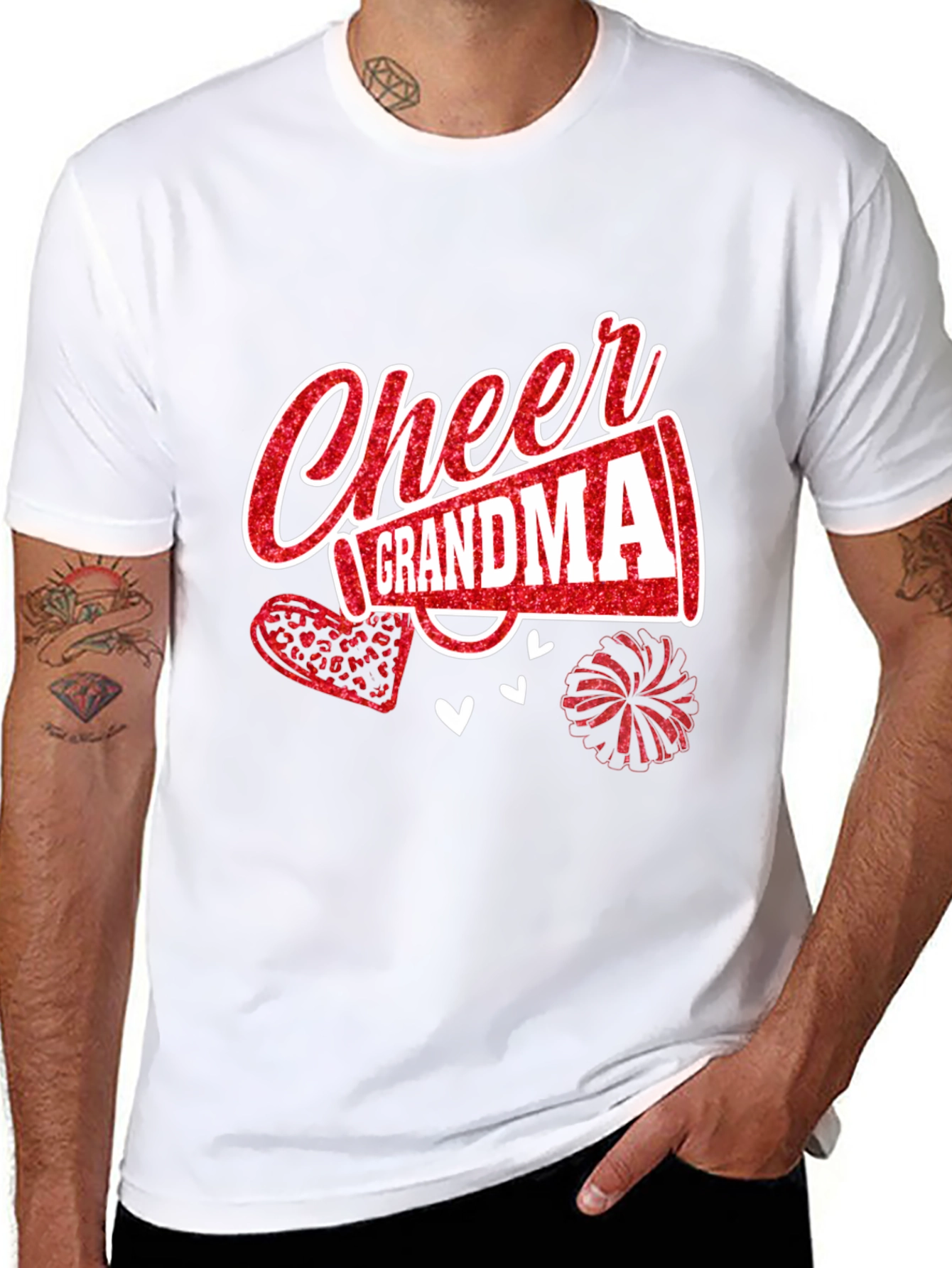 Cheer Grandma Graphic T-Shirt