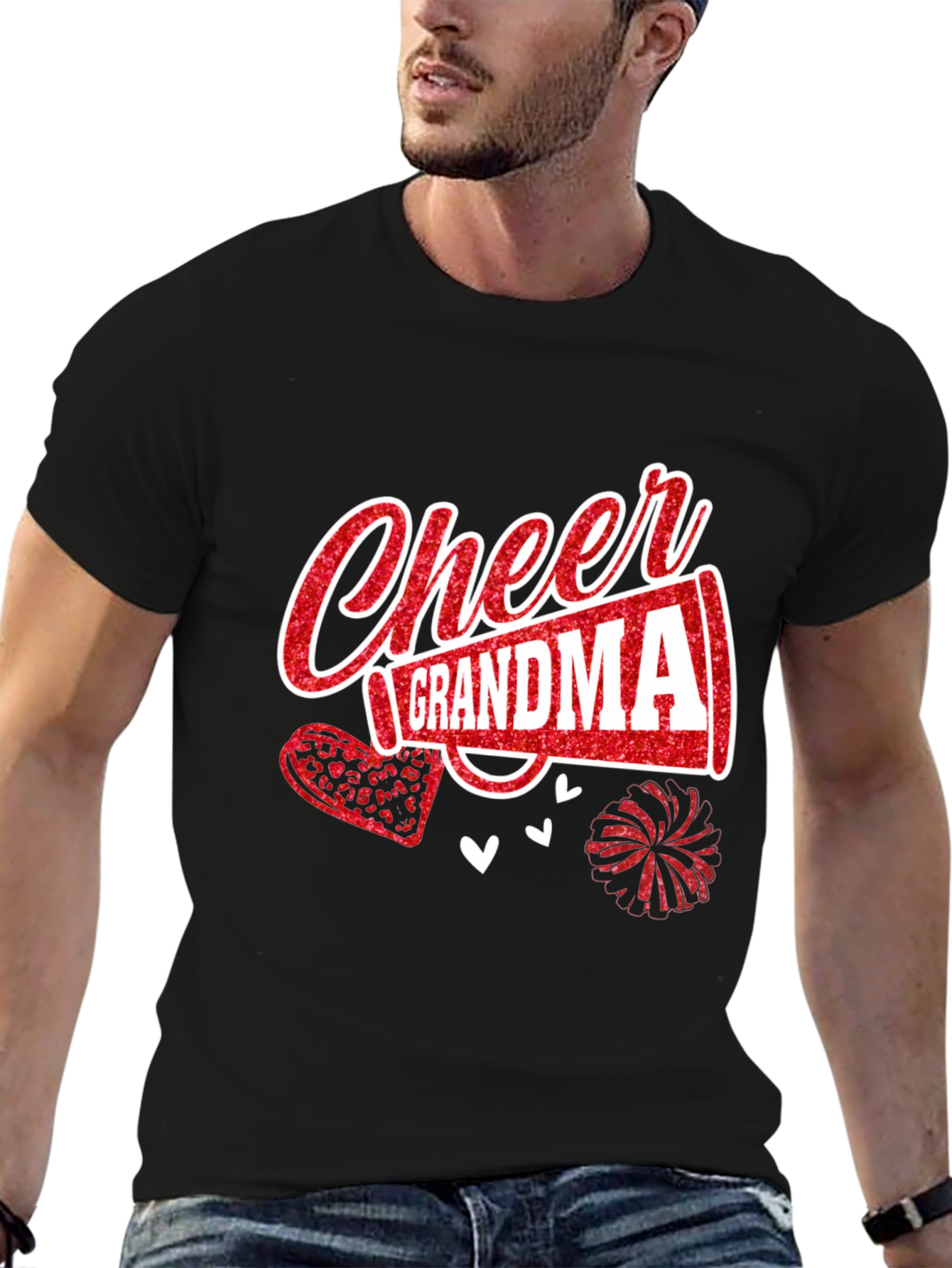 Cheer Grandma Graphic T-Shirt