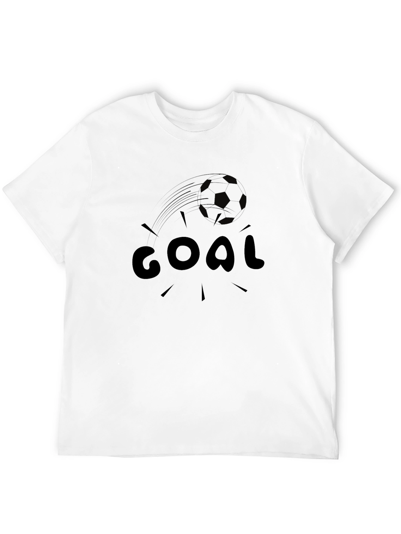 Goal T-Shirt - Soccer Graphic Tee - Black