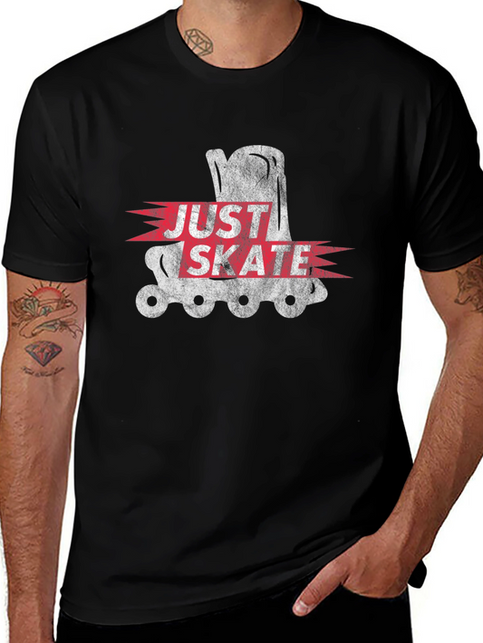 Just Skate T-Shirt - Roller Skate Graphic Tee