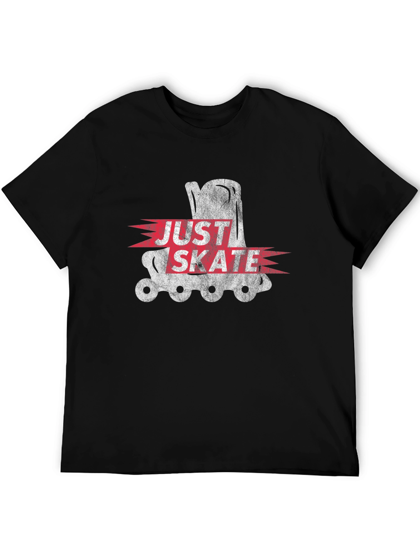 Just Skate T-Shirt - Roller Skate Graphic Tee