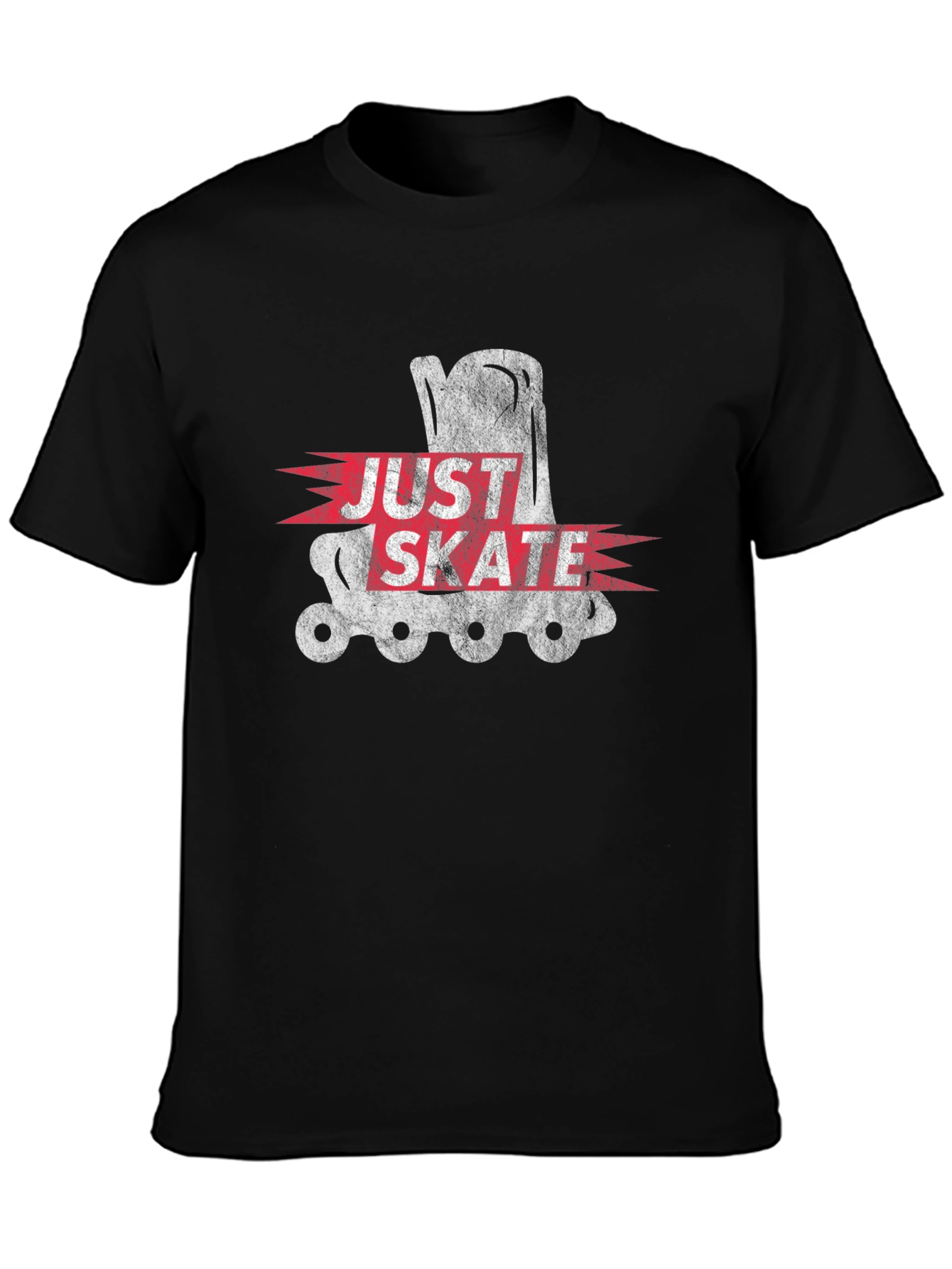 Just Skate T-Shirt - Roller Skate Graphic Tee