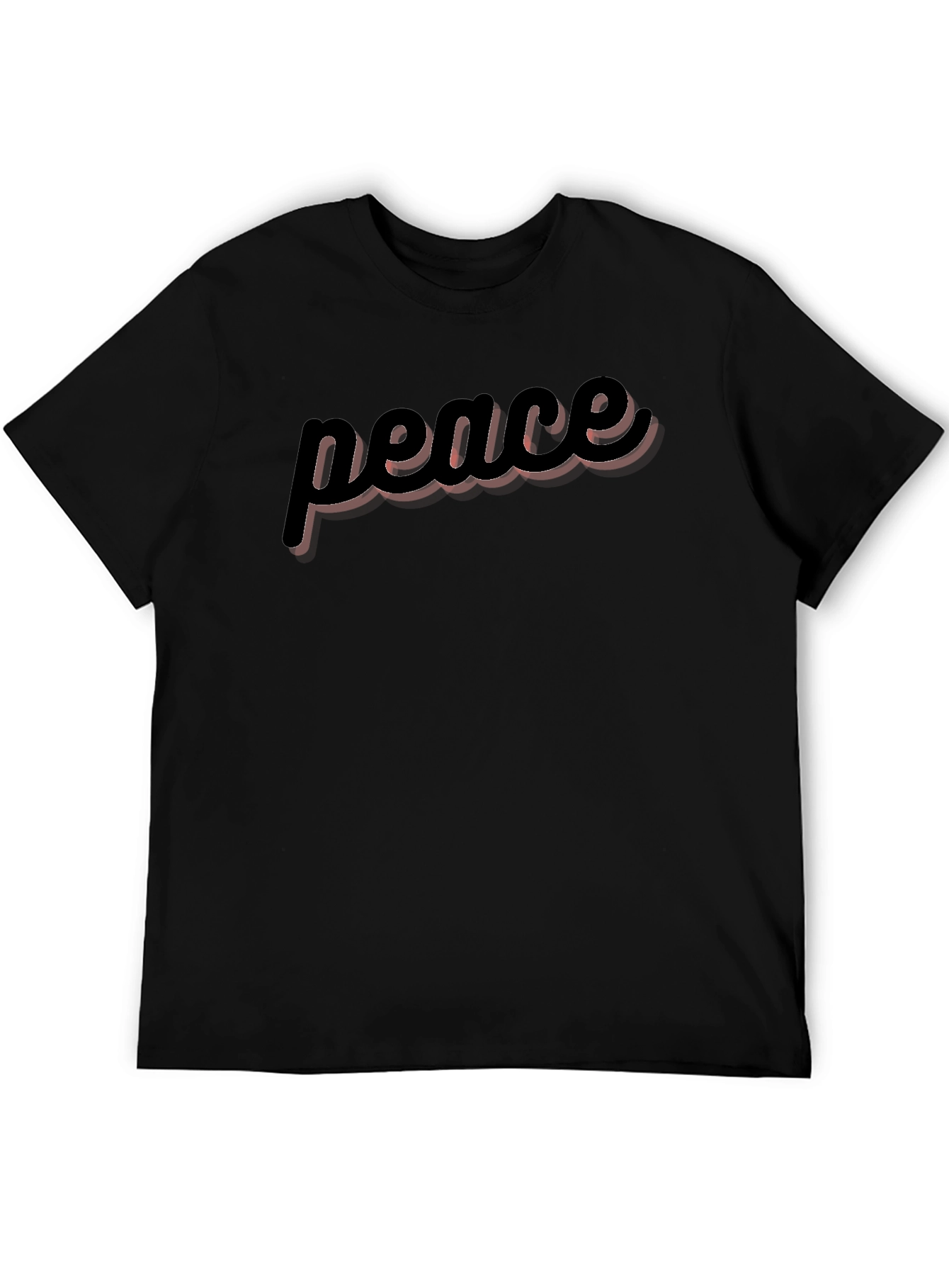 Peace Graphic Tee - Soft Cotton Casual Top
