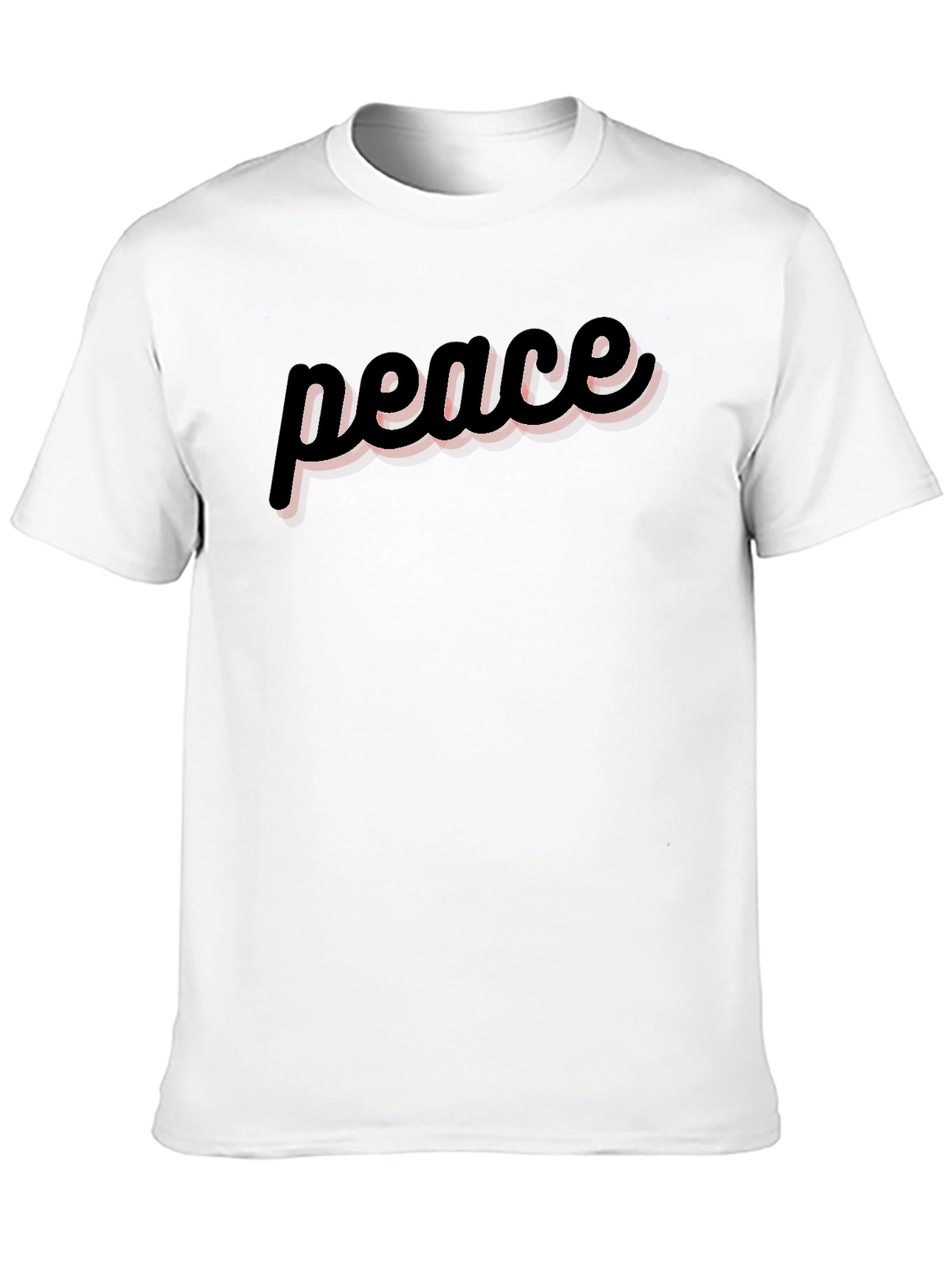 Peace Graphic Tee - Soft Cotton Casual Top