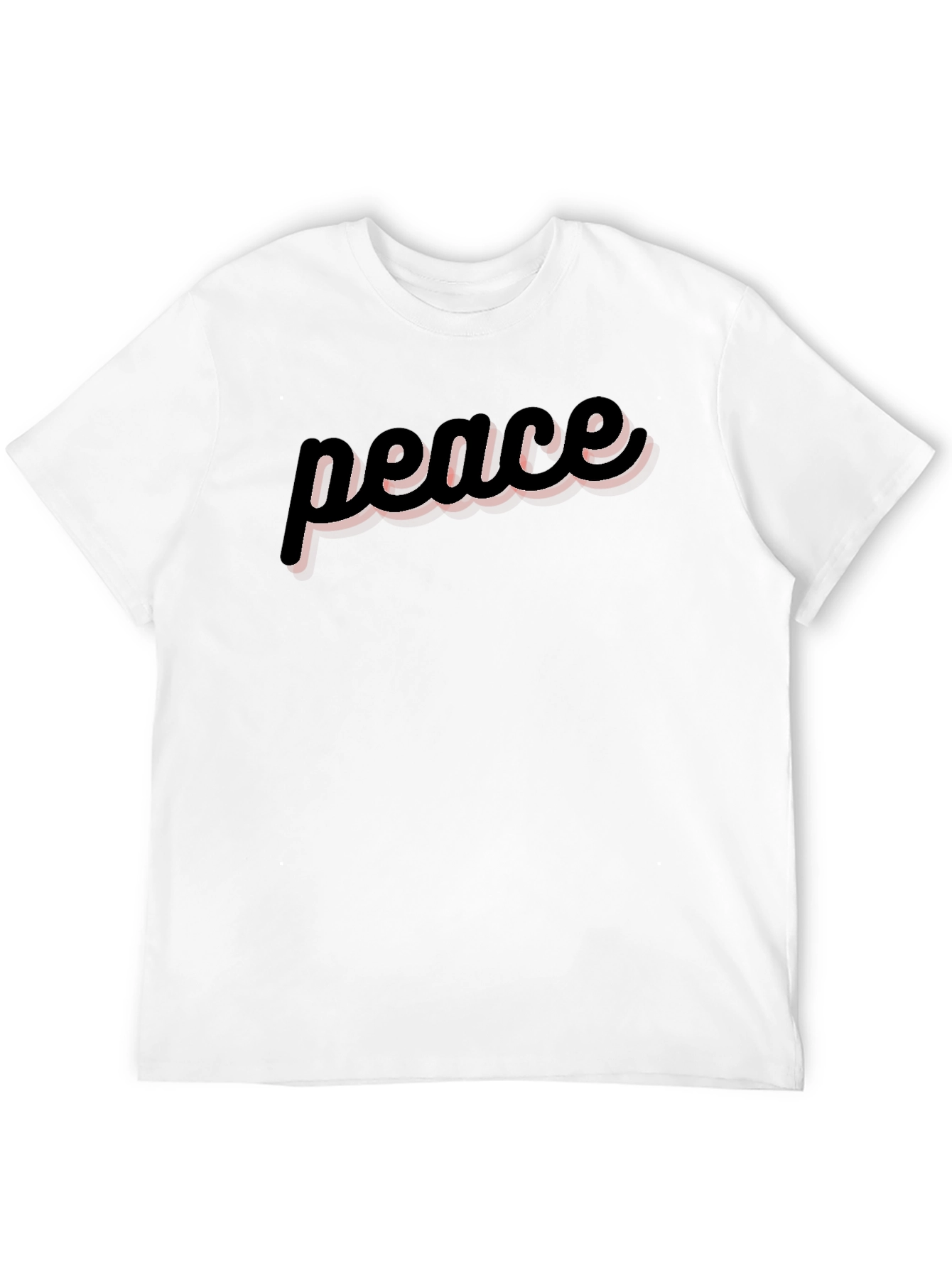 Peace Graphic Tee - Soft Cotton Casual Top