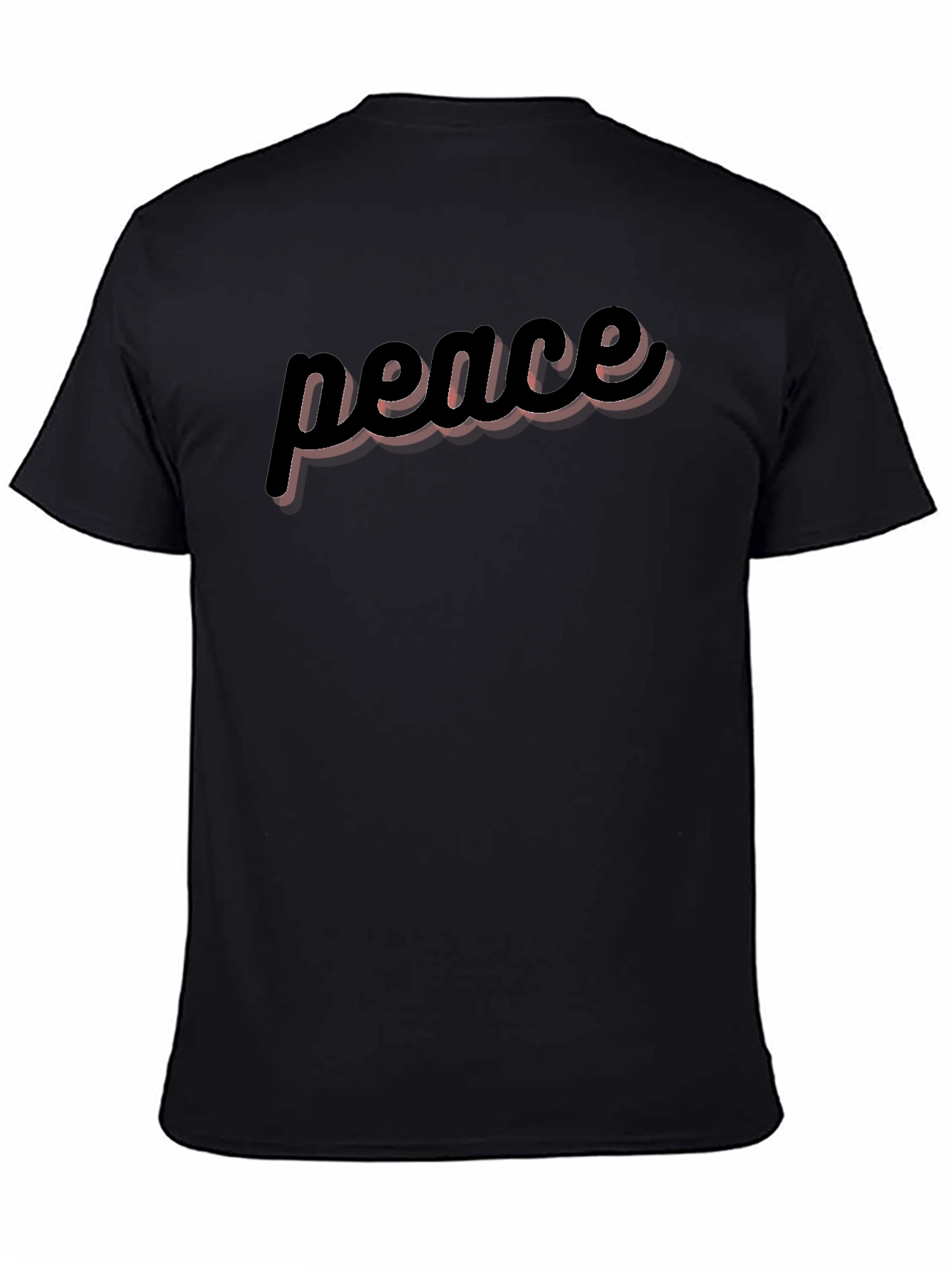 Peace Graphic Tee - Soft Cotton Casual Top
