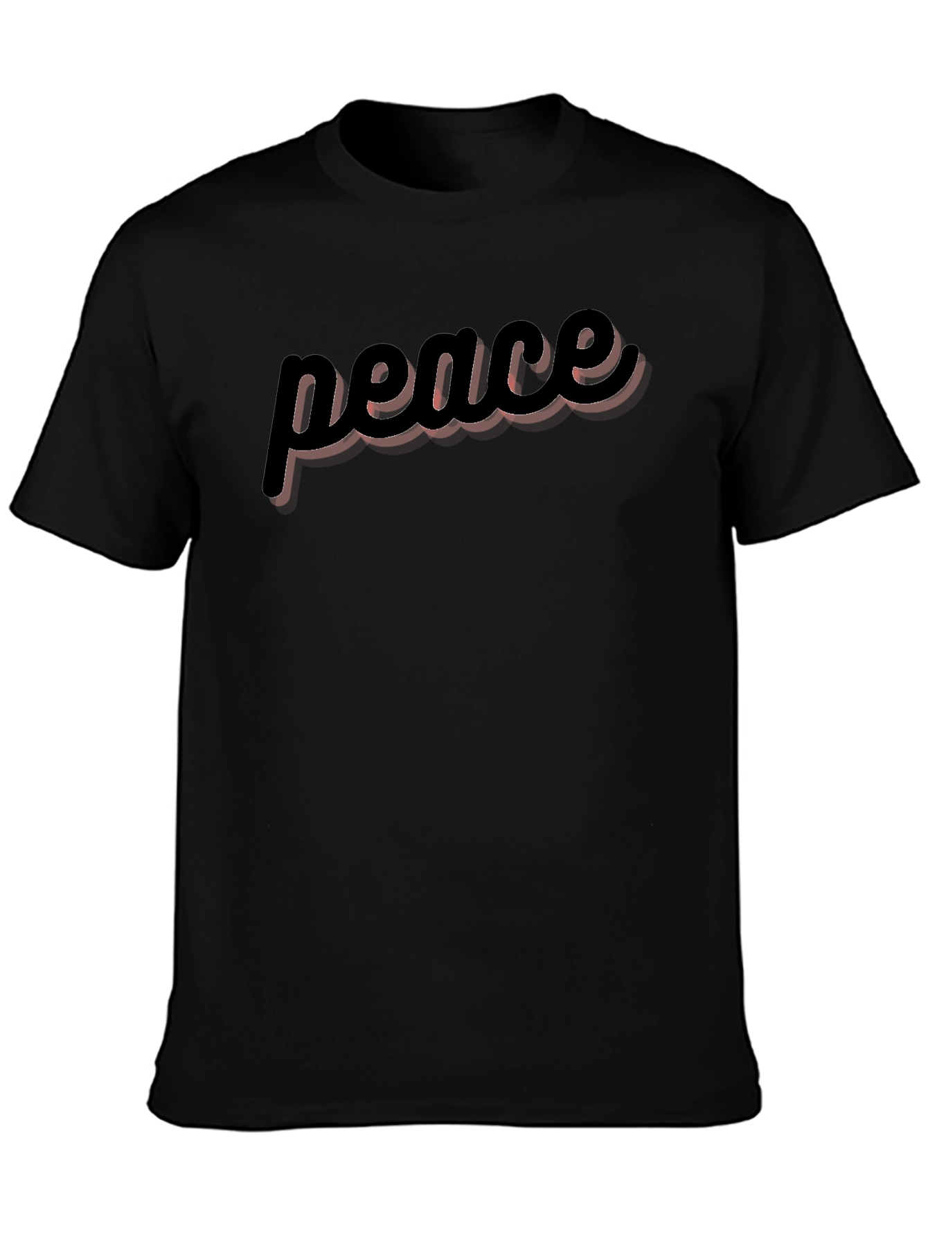 Peace Graphic Tee - Soft Cotton Casual Top