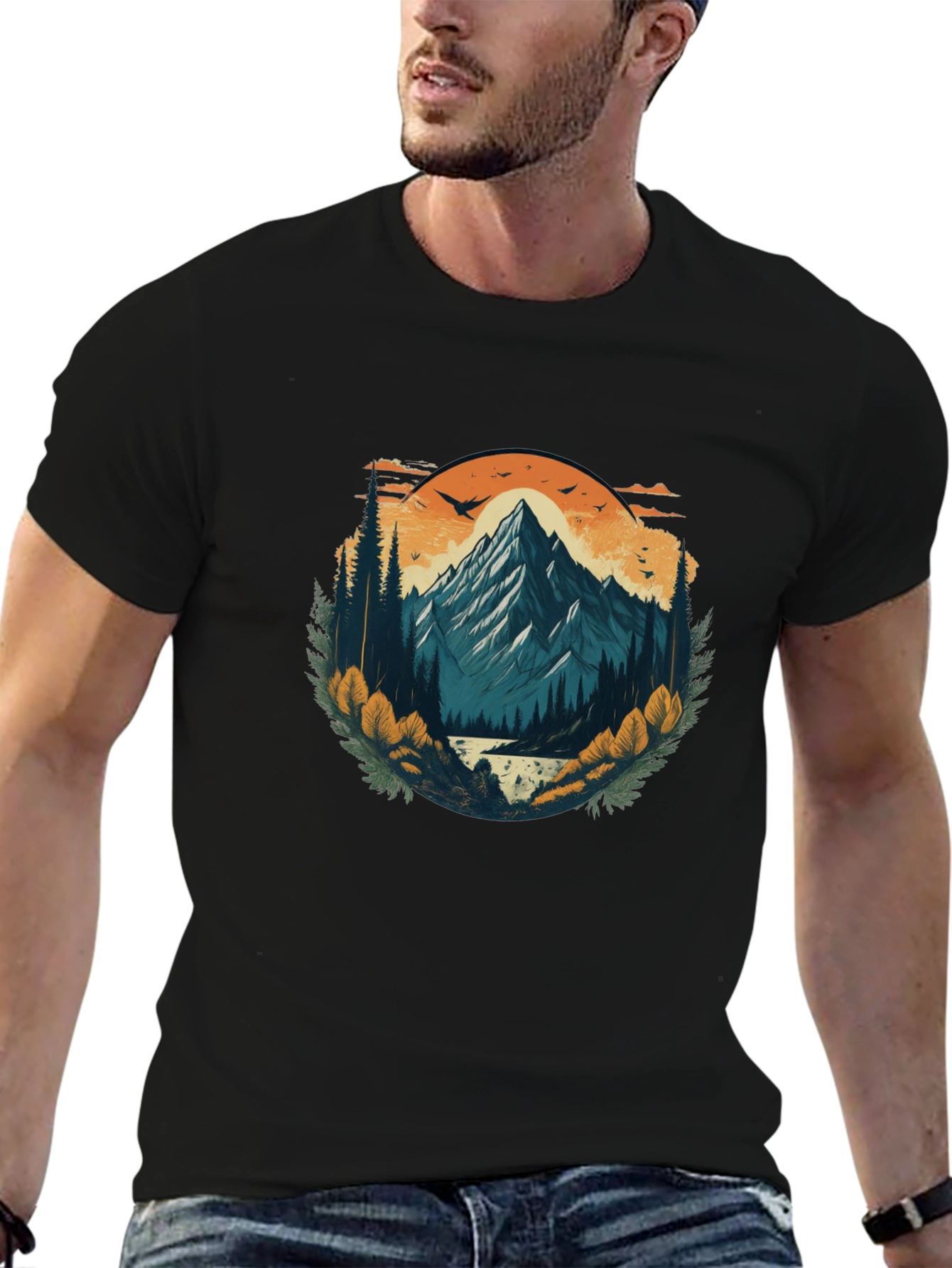 Mountain Graphic Tee - Adventure Awaits!