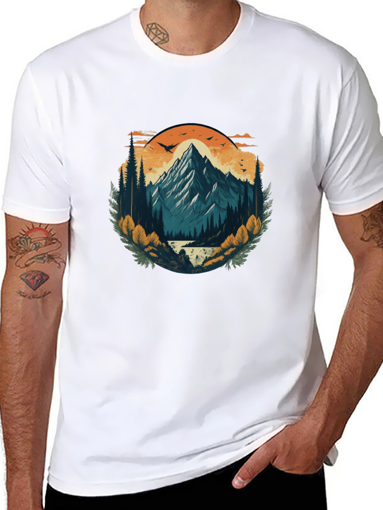 Mountain Graphic Tee - Adventure Awaits!