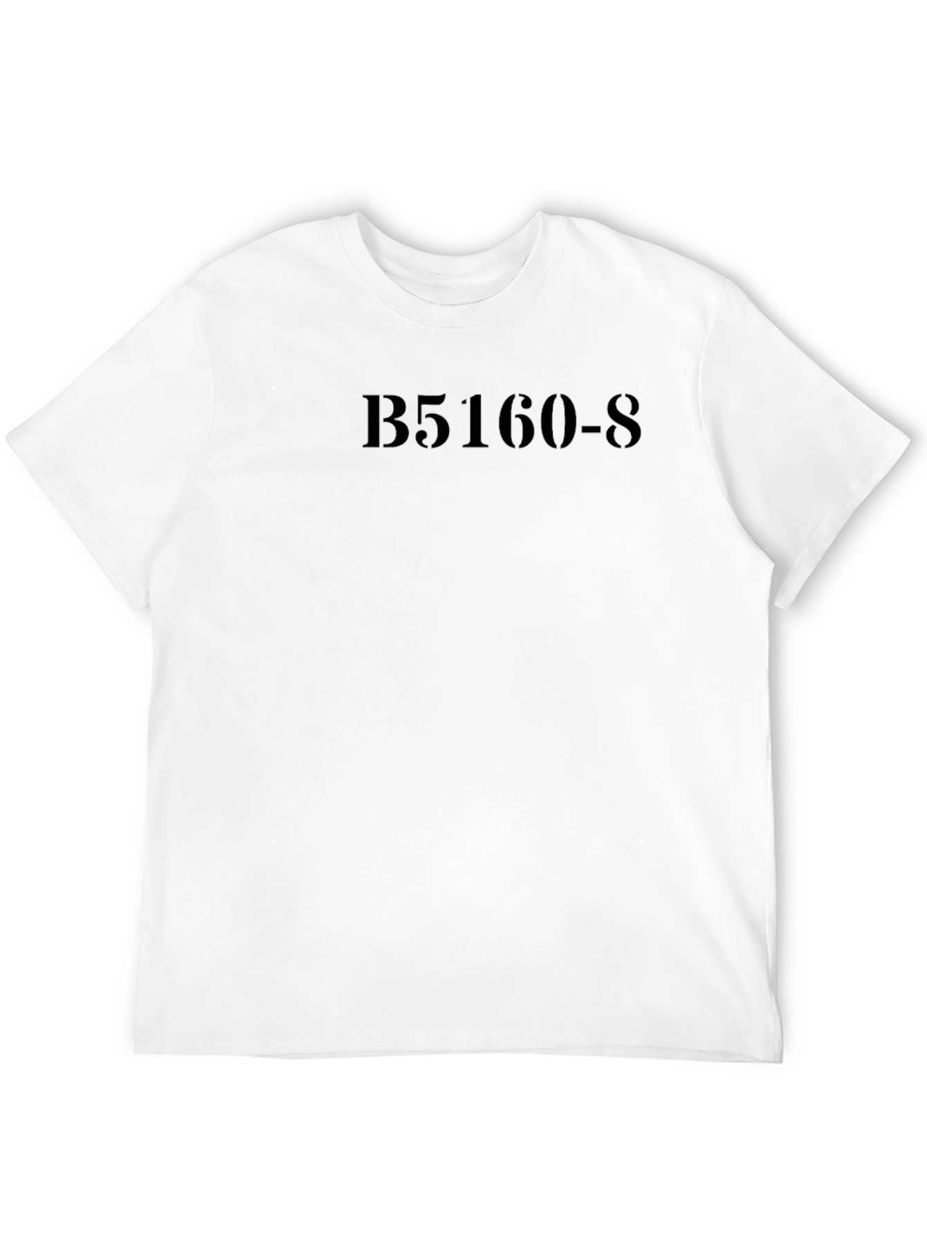 B5160-S Black Casual T-Shirt