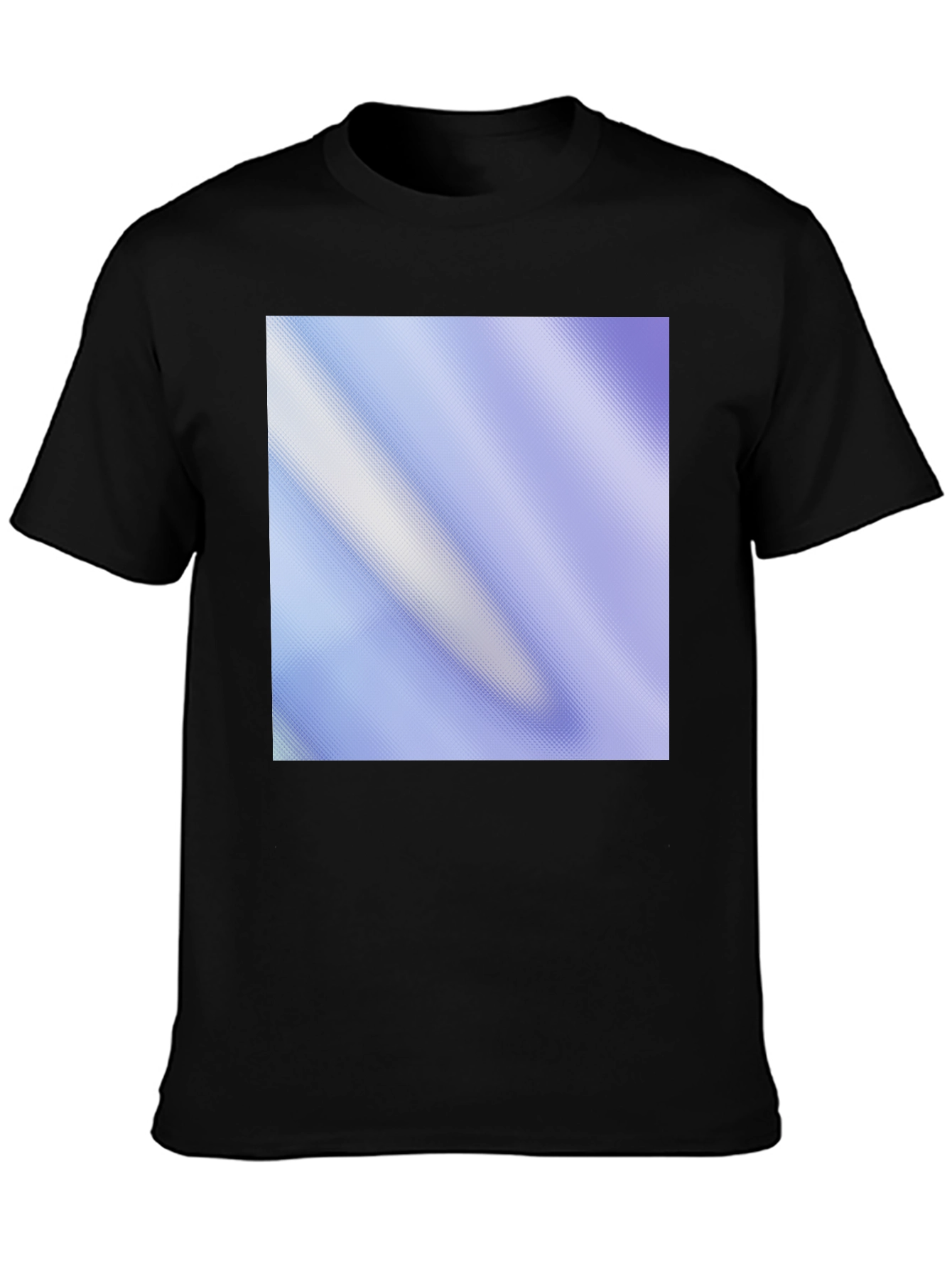 Modern Pattern Black Tee