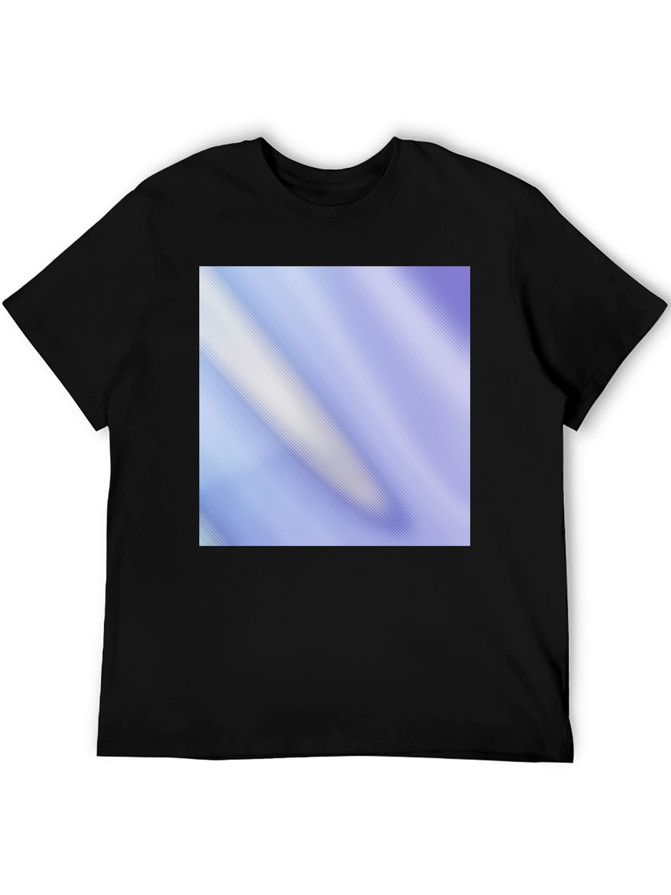 Modern Pattern Black Tee