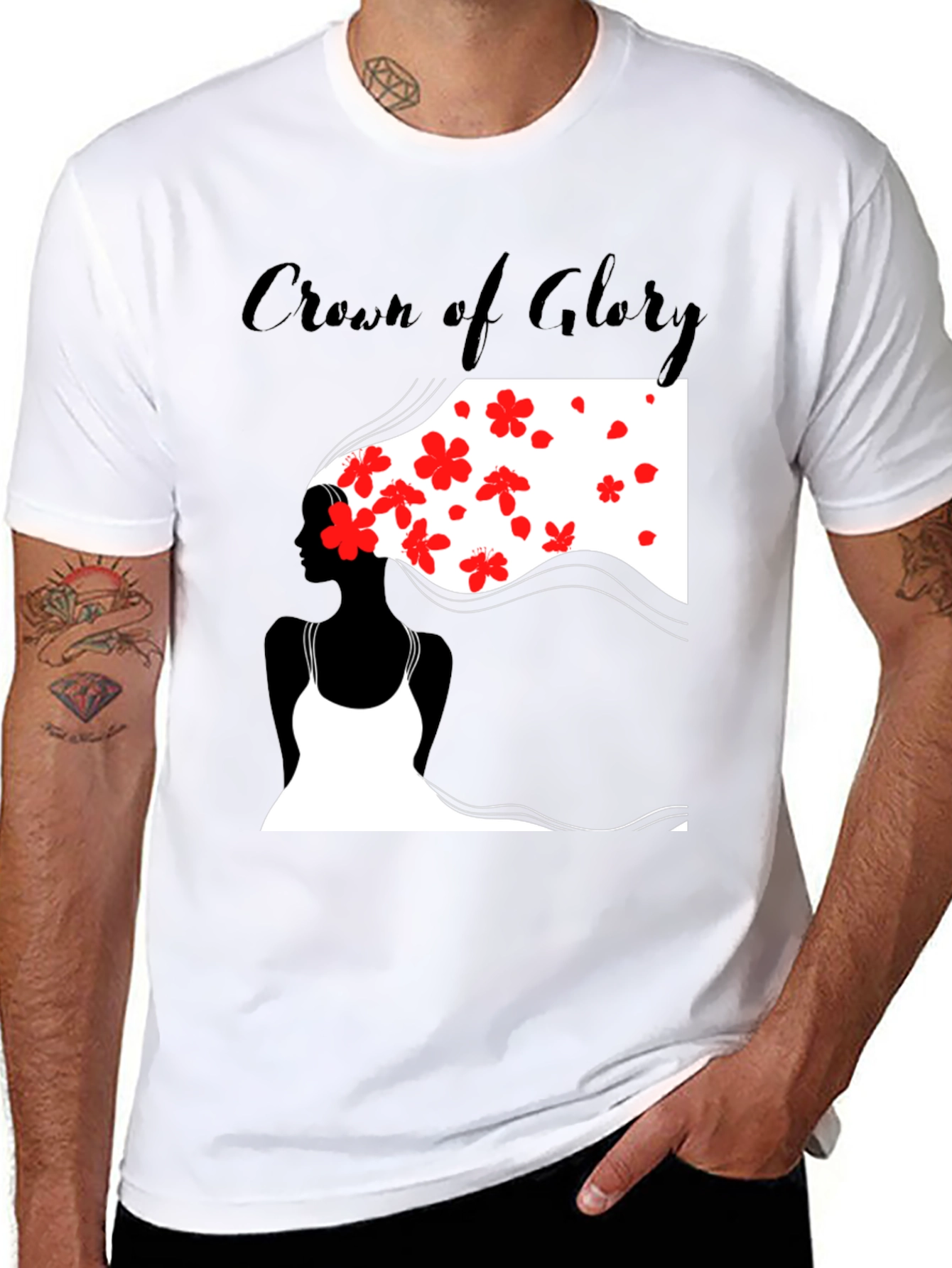 Crown of Glory Graphic Tee - Womens Silhouette