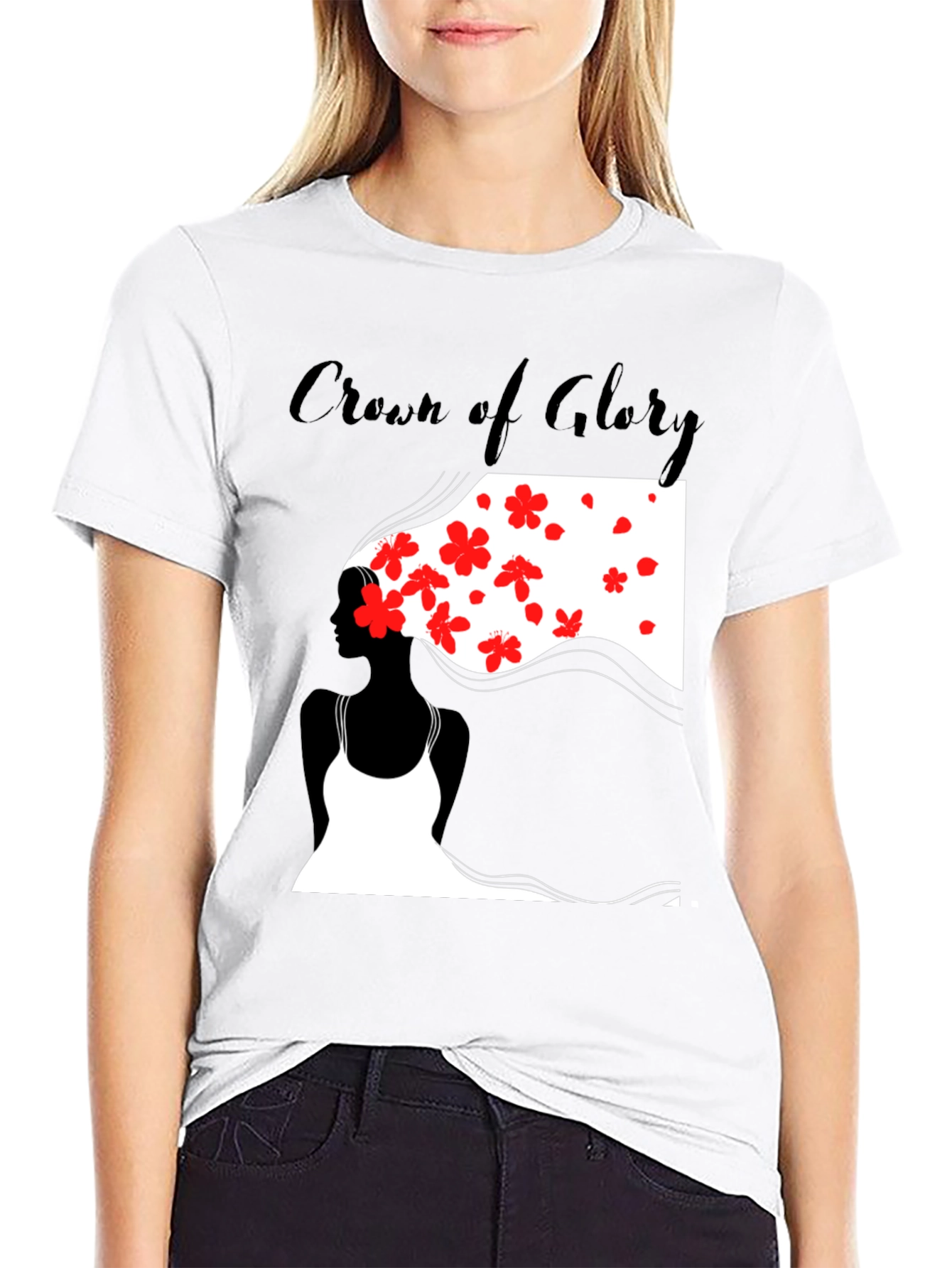 Crown of Glory Graphic Tee - Womens Silhouette
