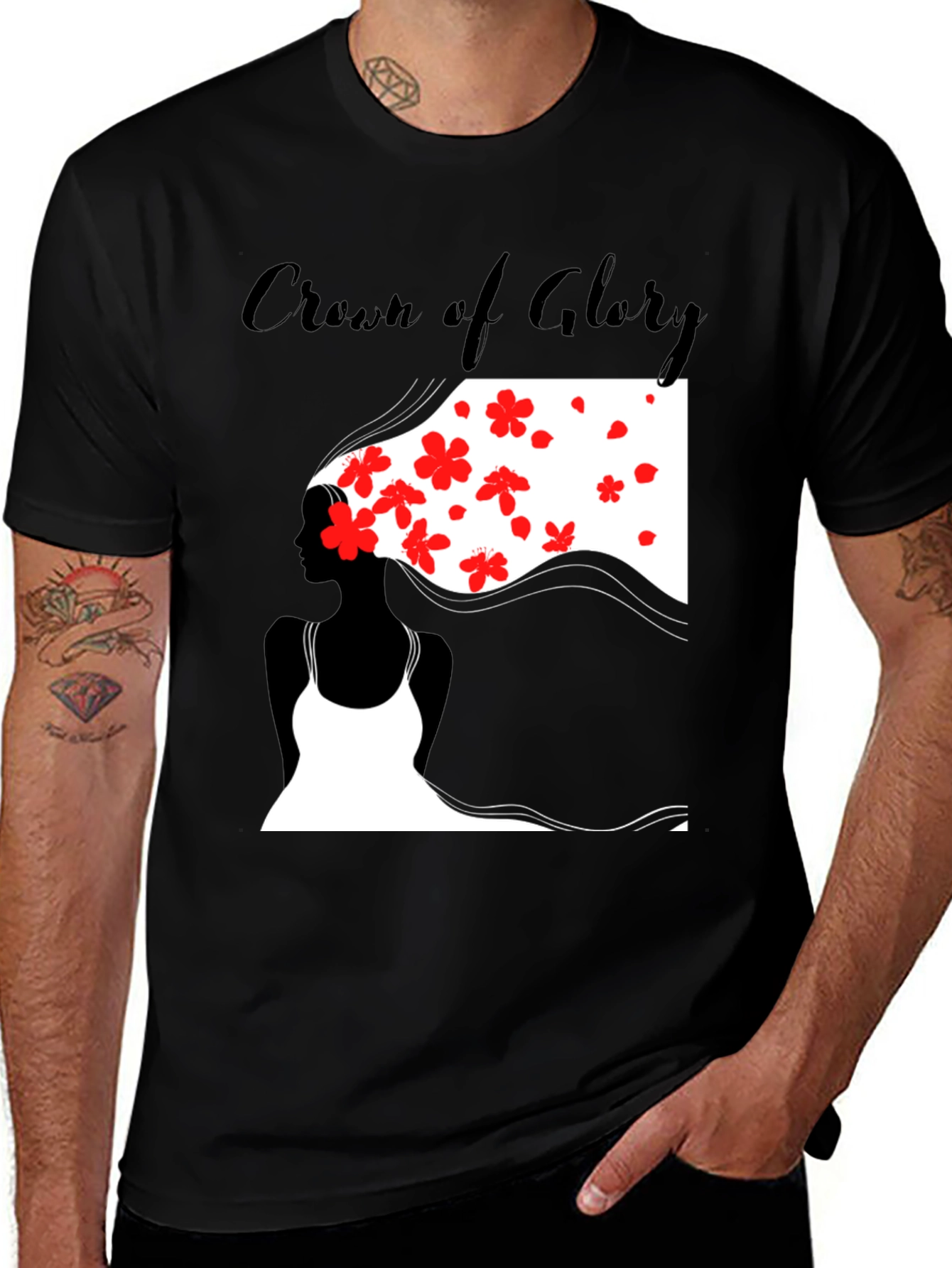 Crown of Glory Graphic Tee - Womens Silhouette