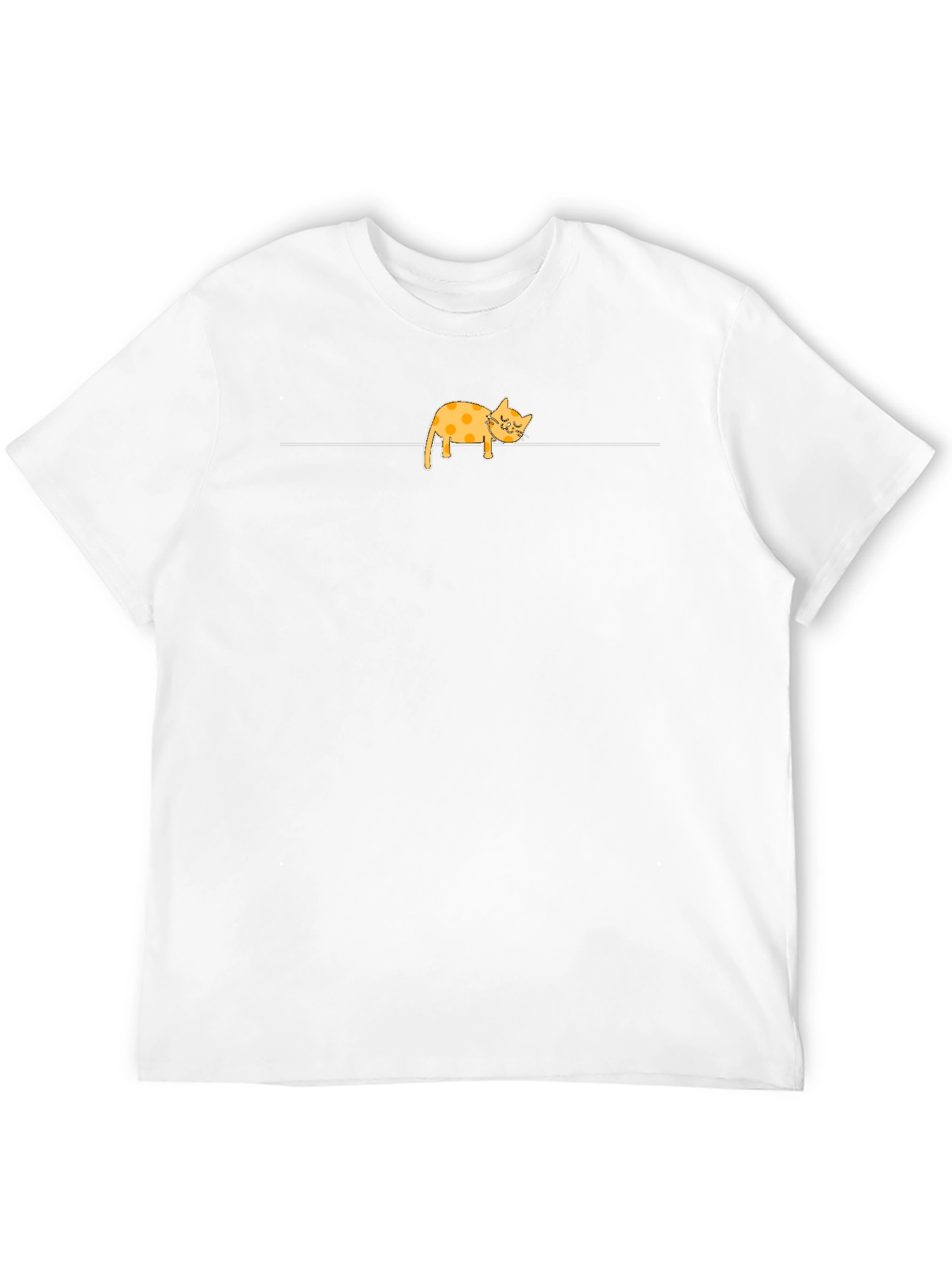 Lazy Cat T-Shirt - Relaxed Style