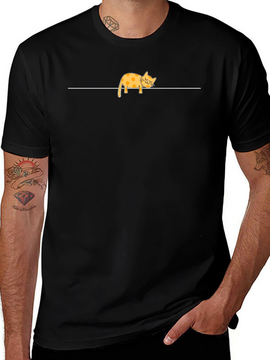 Lazy Cat T-Shirt - Relaxed Style