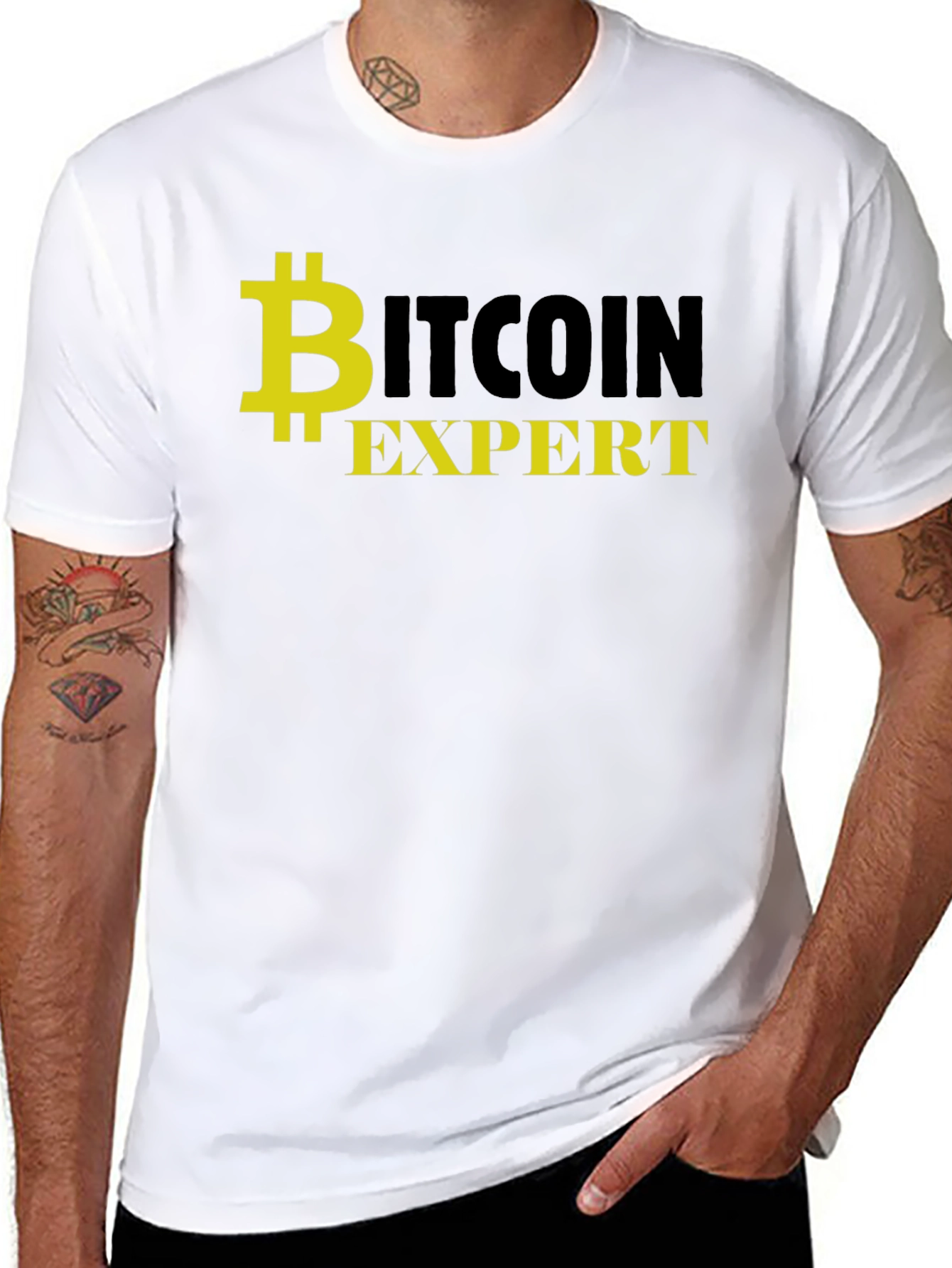 Bitcoin Expert T-Shirt - Crypto Enthusiast Tee