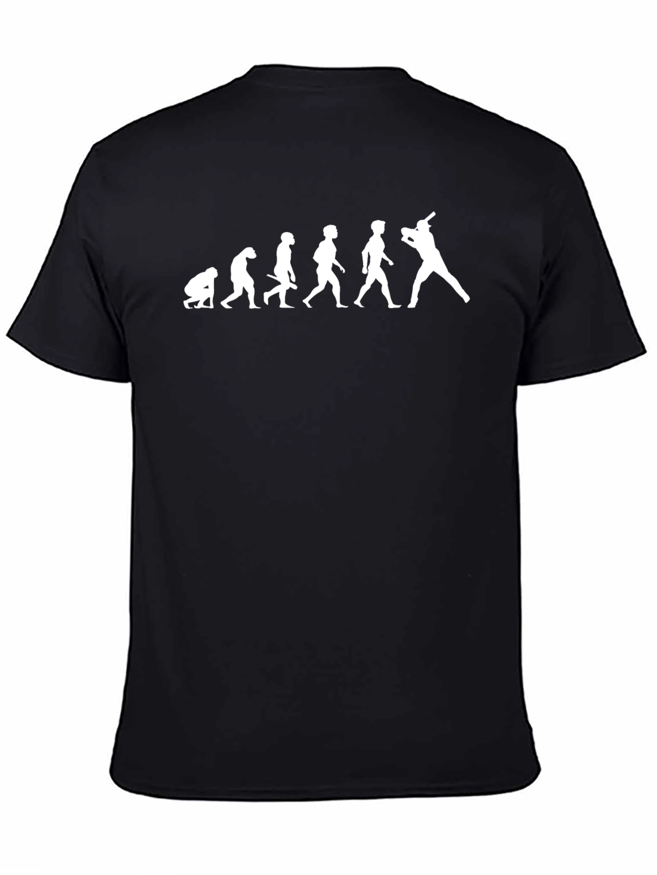 Evolution of Baseball T-Shirt - Black