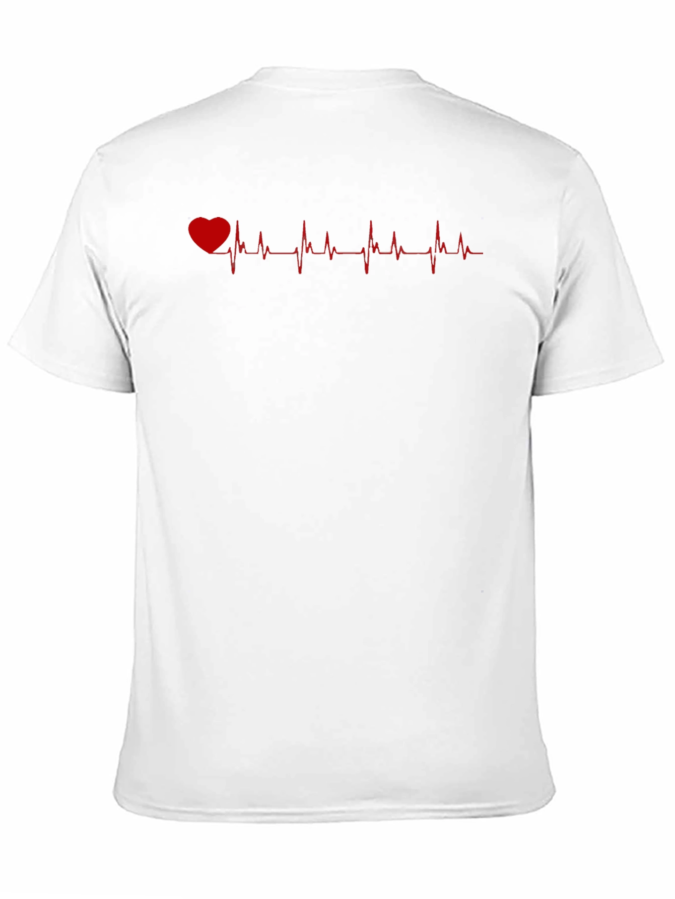 Heartbeat Graphic T-Shirt - Black Casual Tee