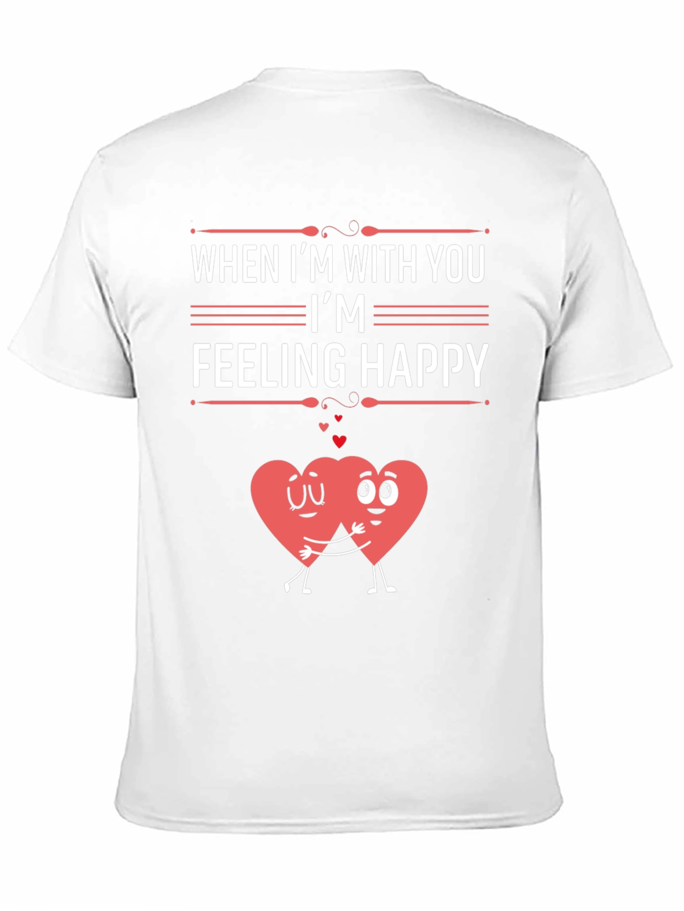 Feeling Happy Graphic T-Shirt - Valentines Day