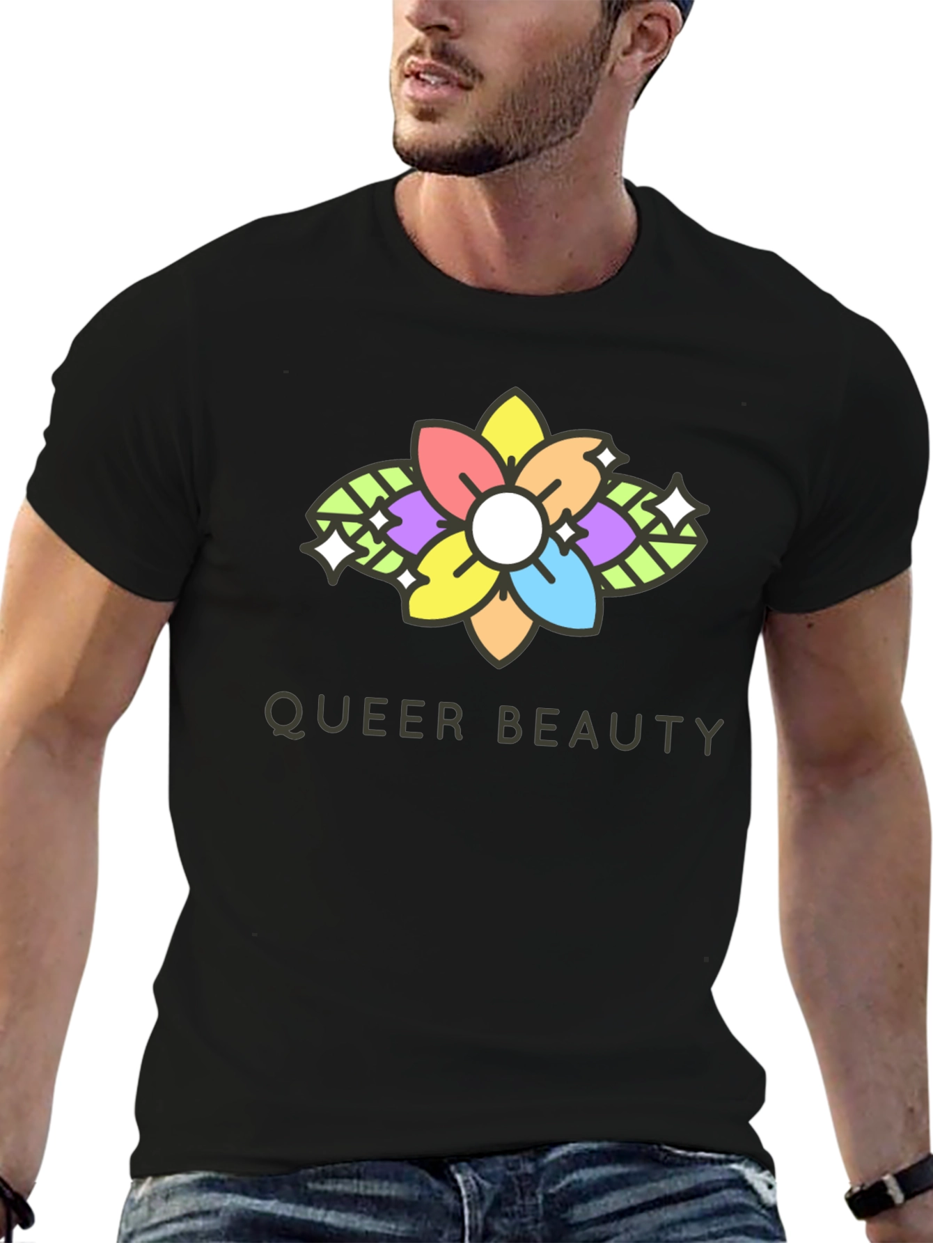 Queer Beauty T-Shirt - Graphic Tee Pride Apparel