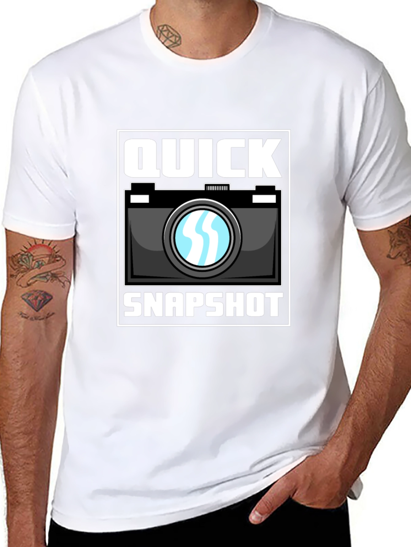 Quick Snapshot Camera Graphic T-Shirt
