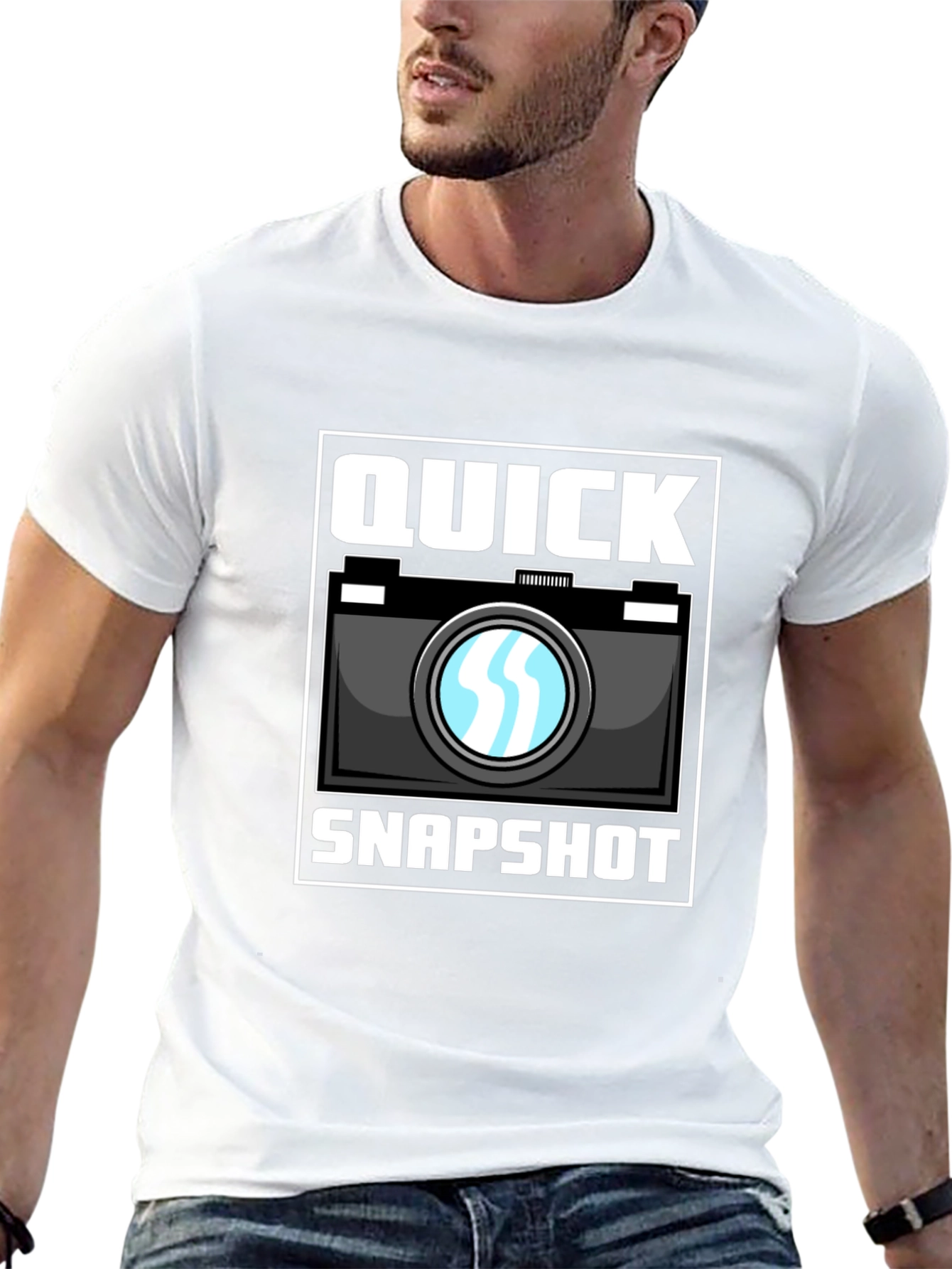 Quick Snapshot Camera Graphic T-Shirt