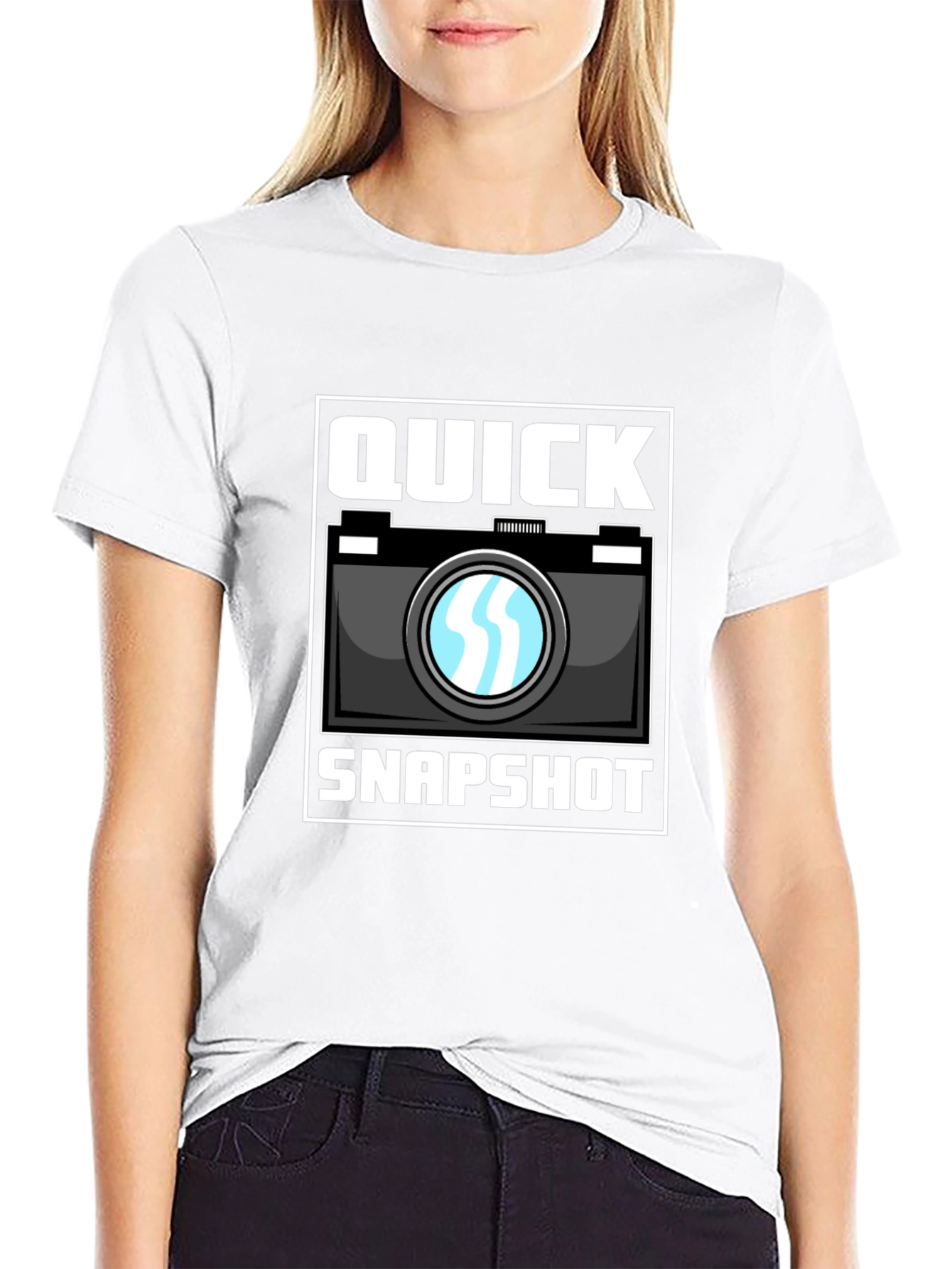 Quick Snapshot Camera Graphic T-Shirt