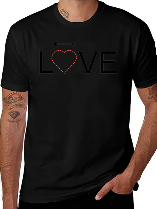 Love Arrow Heart Graphic Tee - Stylish Unisex T-Shirt