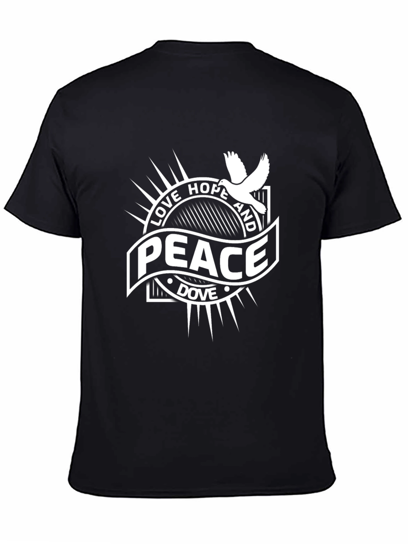 Love Hope Peace Dove Graphic T-Shirt