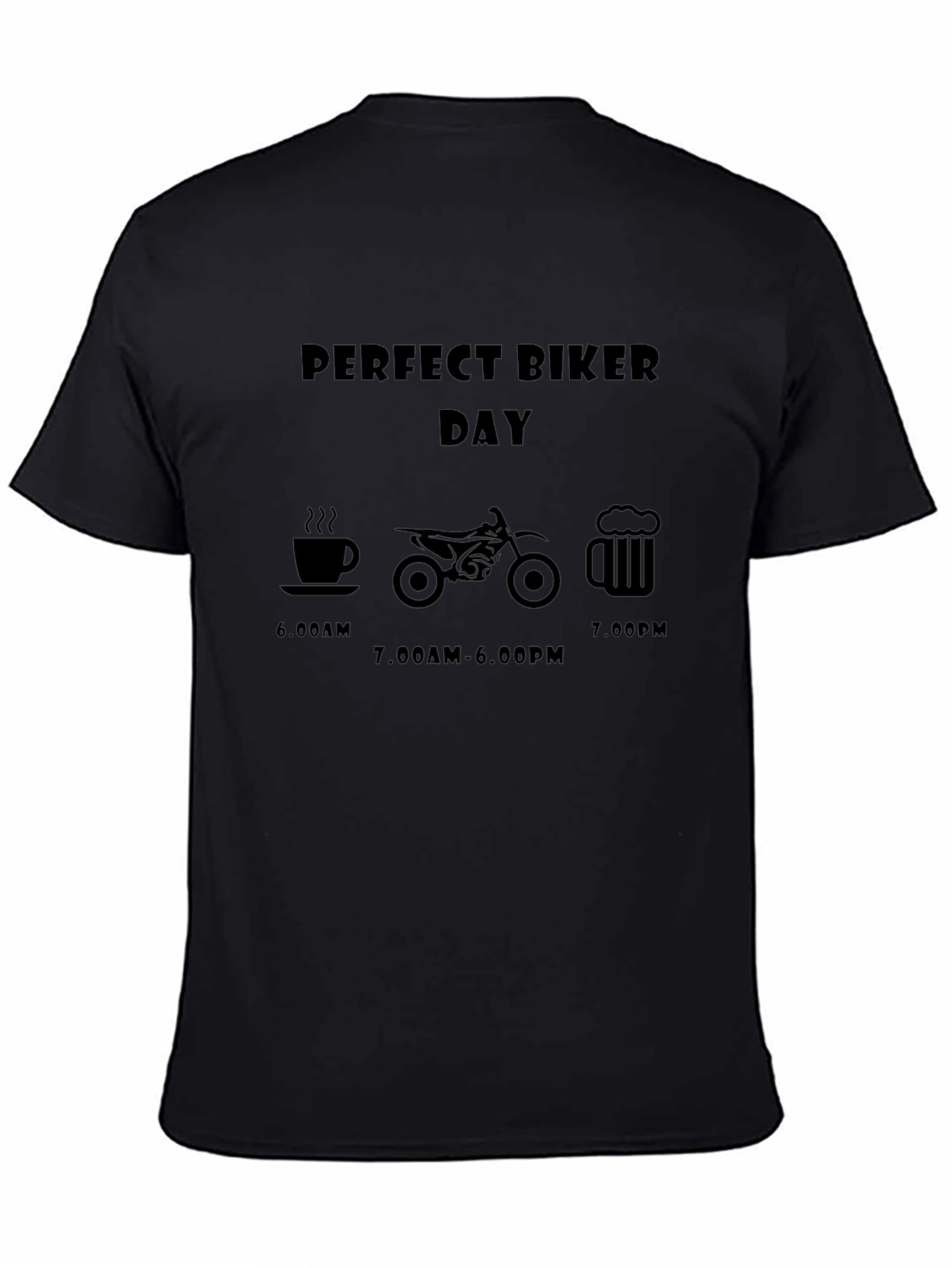 Perfect Biker Day T-Shirt: Coffee Ride Beer!