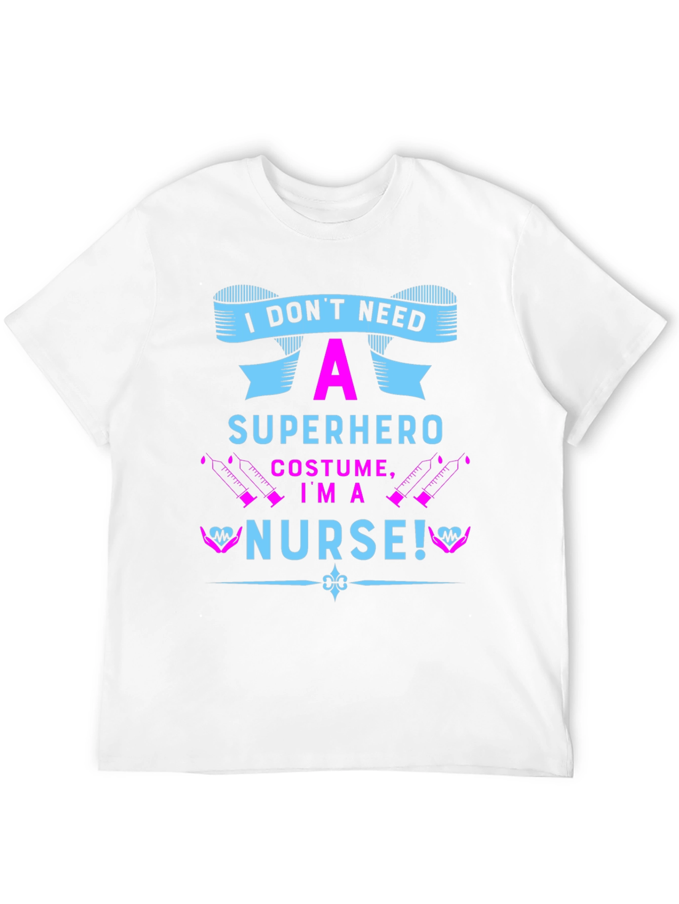 Nurse Superhero Graphic T-Shirt