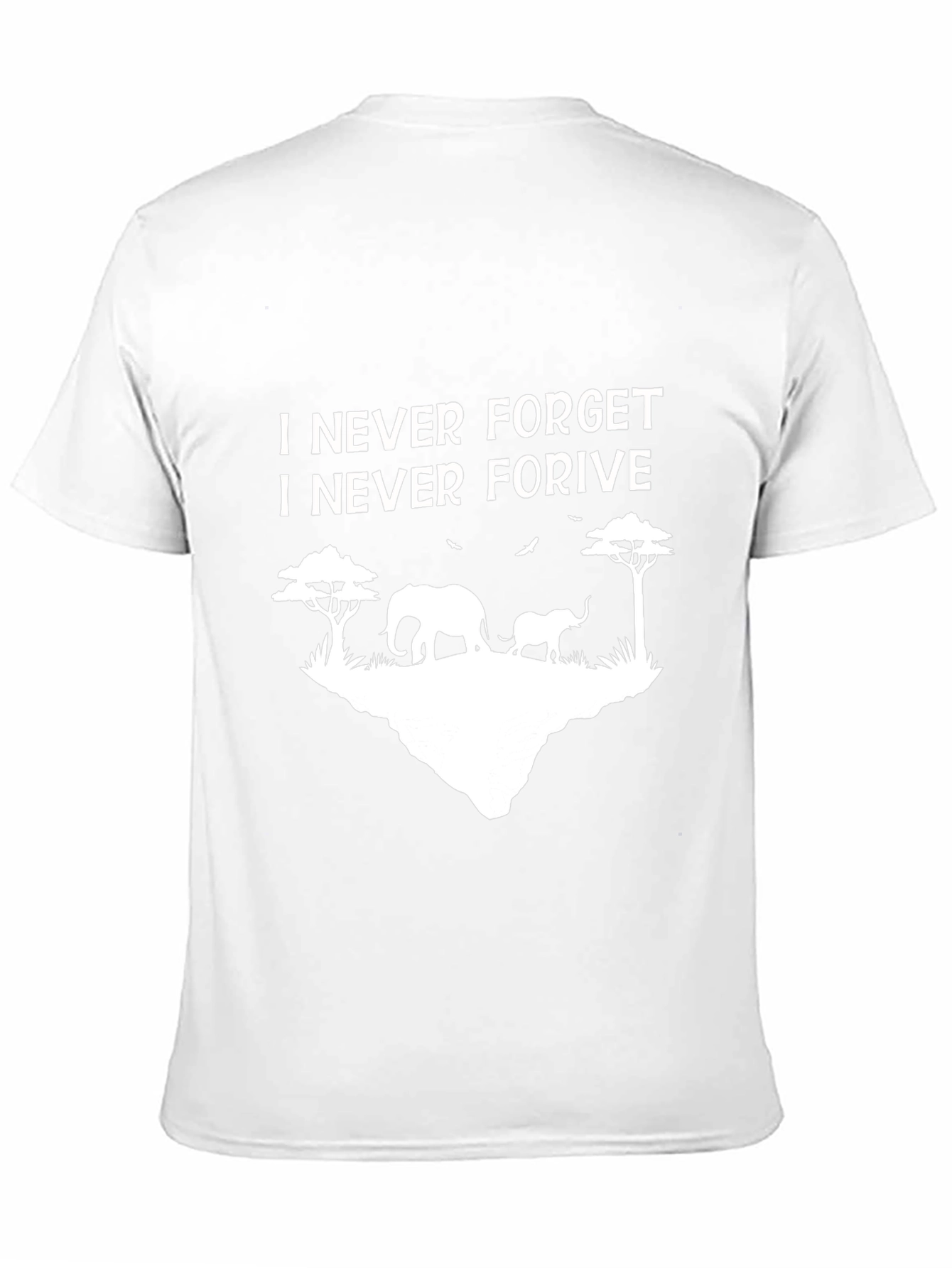 I Never Forget T-Shirt: Elephant Safari Tee