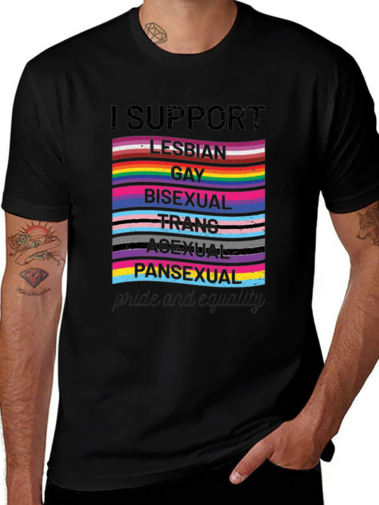 Pride and Equality Support LGBTQ+ T-Shirt