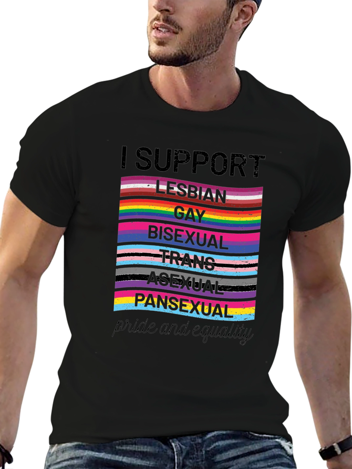 Pride and Equality Support LGBTQ+ T-Shirt