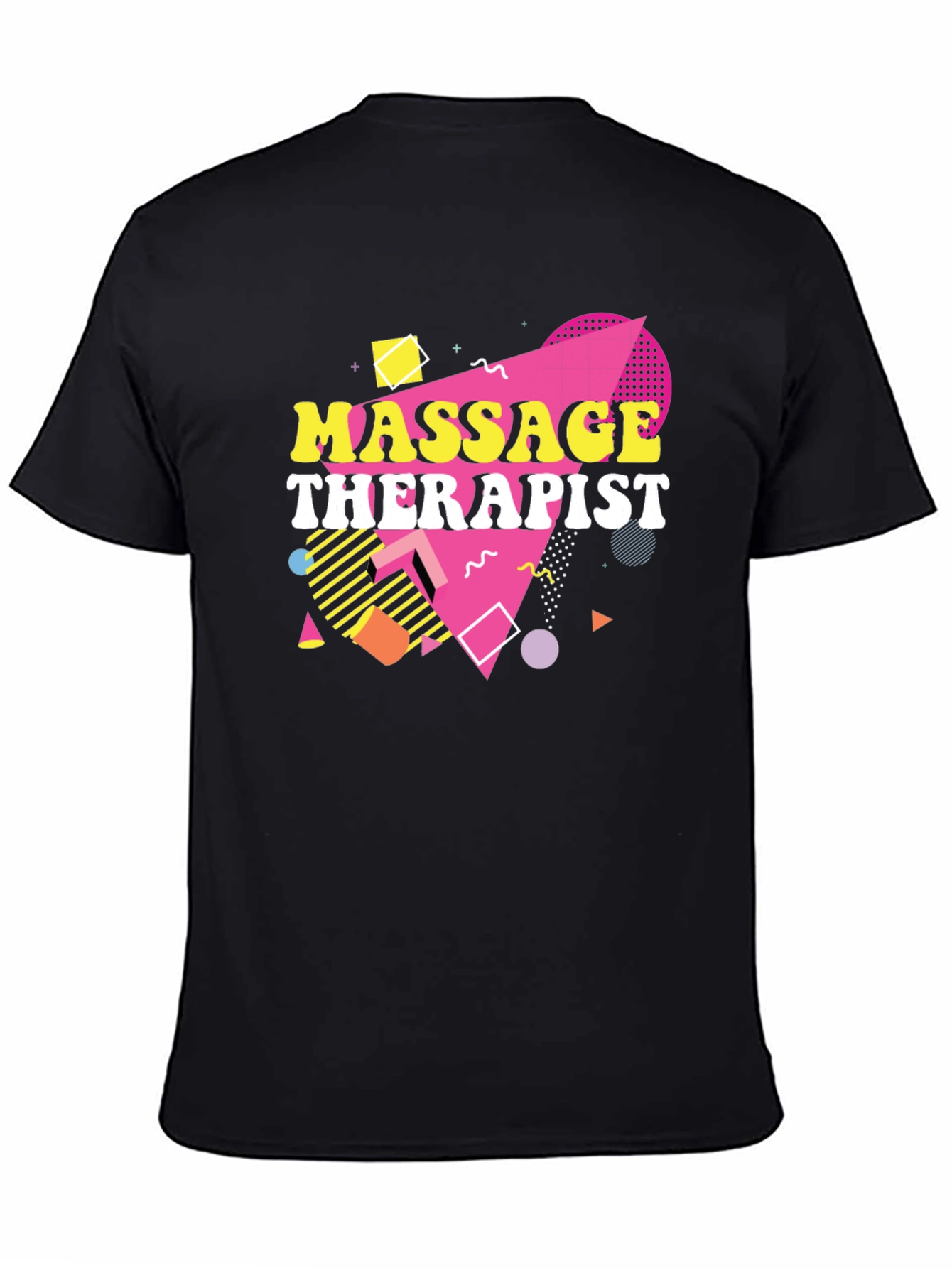 Massage Therapist Graphic Tee - Black