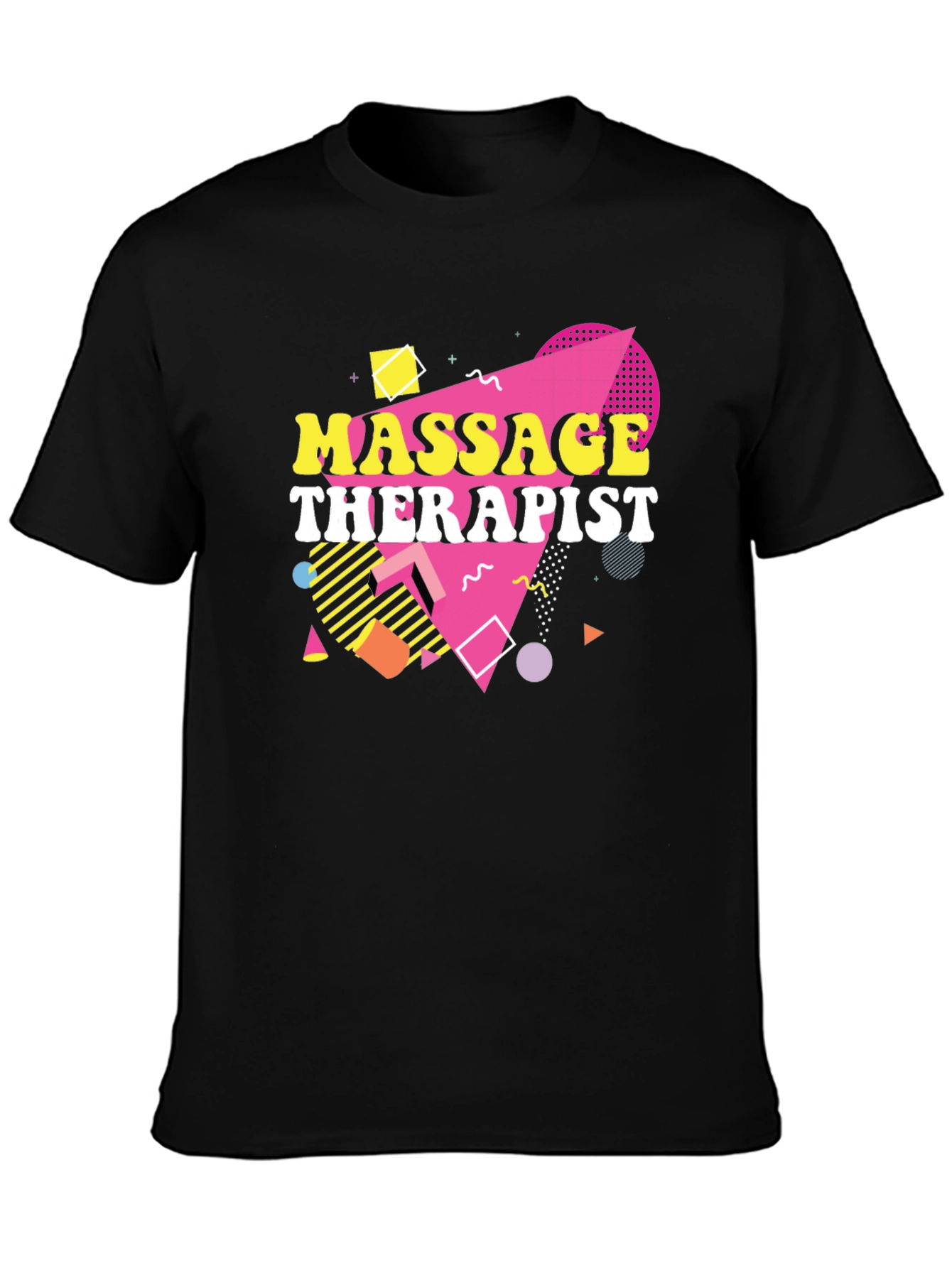 Massage Therapist Graphic Tee - Black