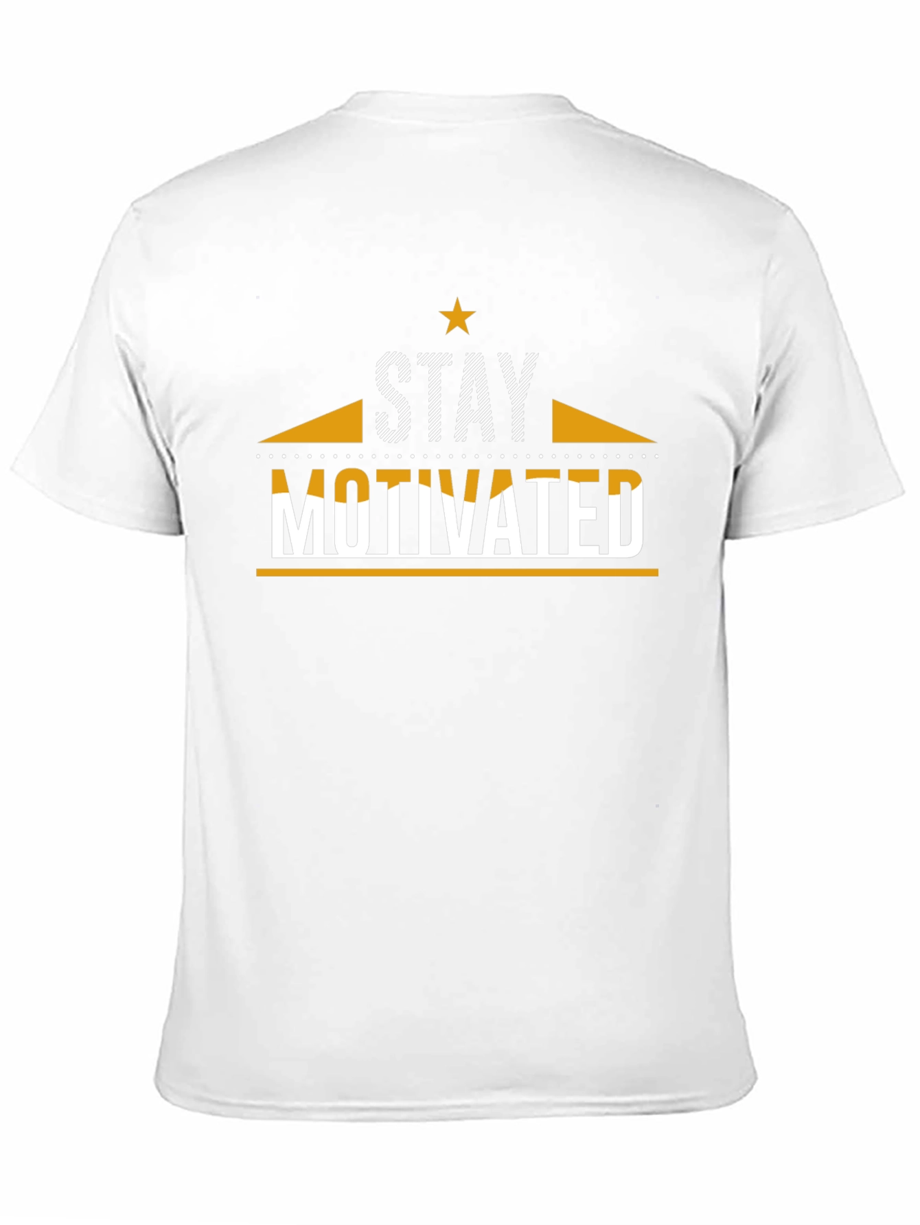 Stay Motivated Graphic T-Shirt - Stylish Black Tee