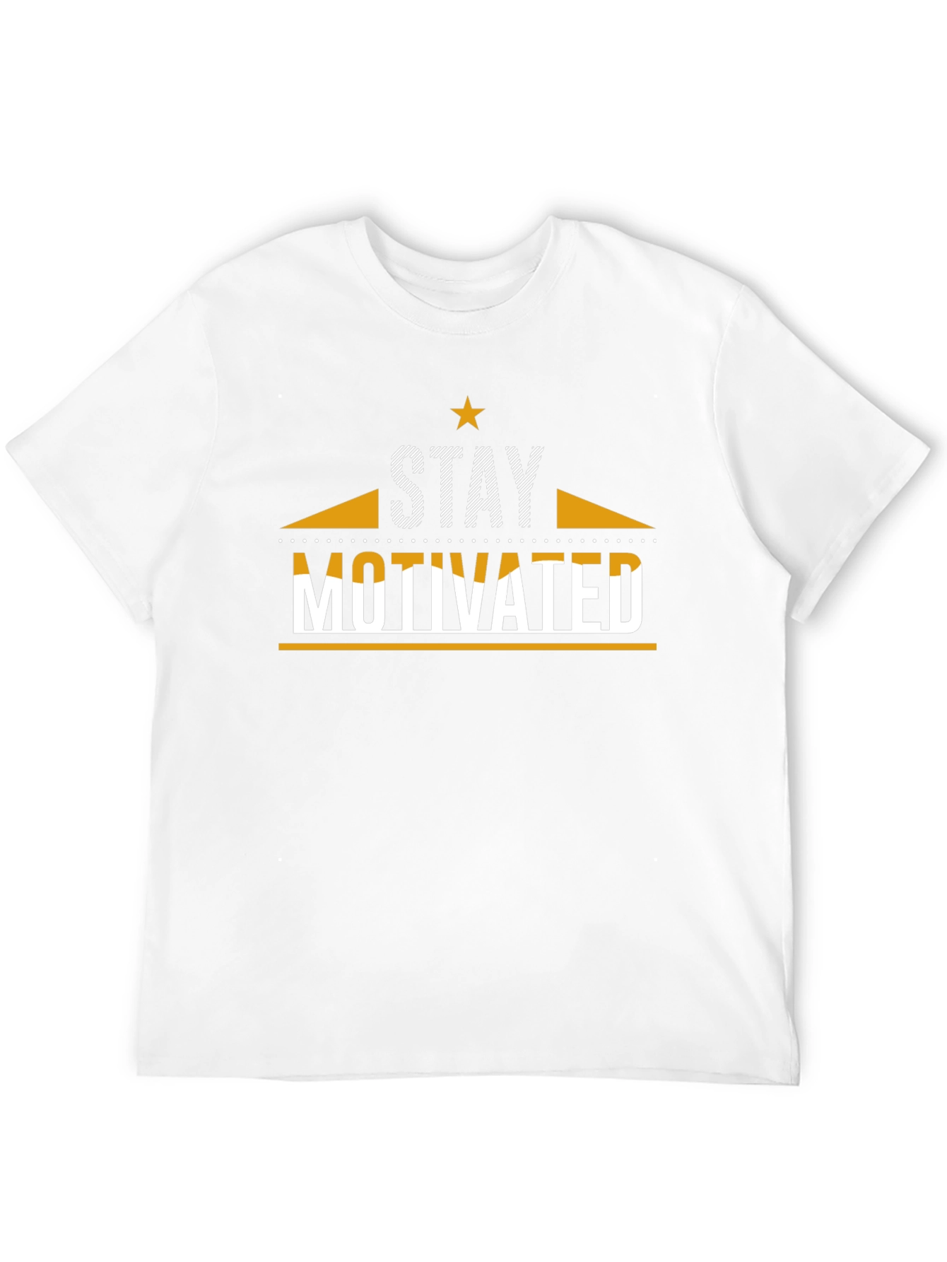 Stay Motivated Graphic T-Shirt - Stylish Black Tee