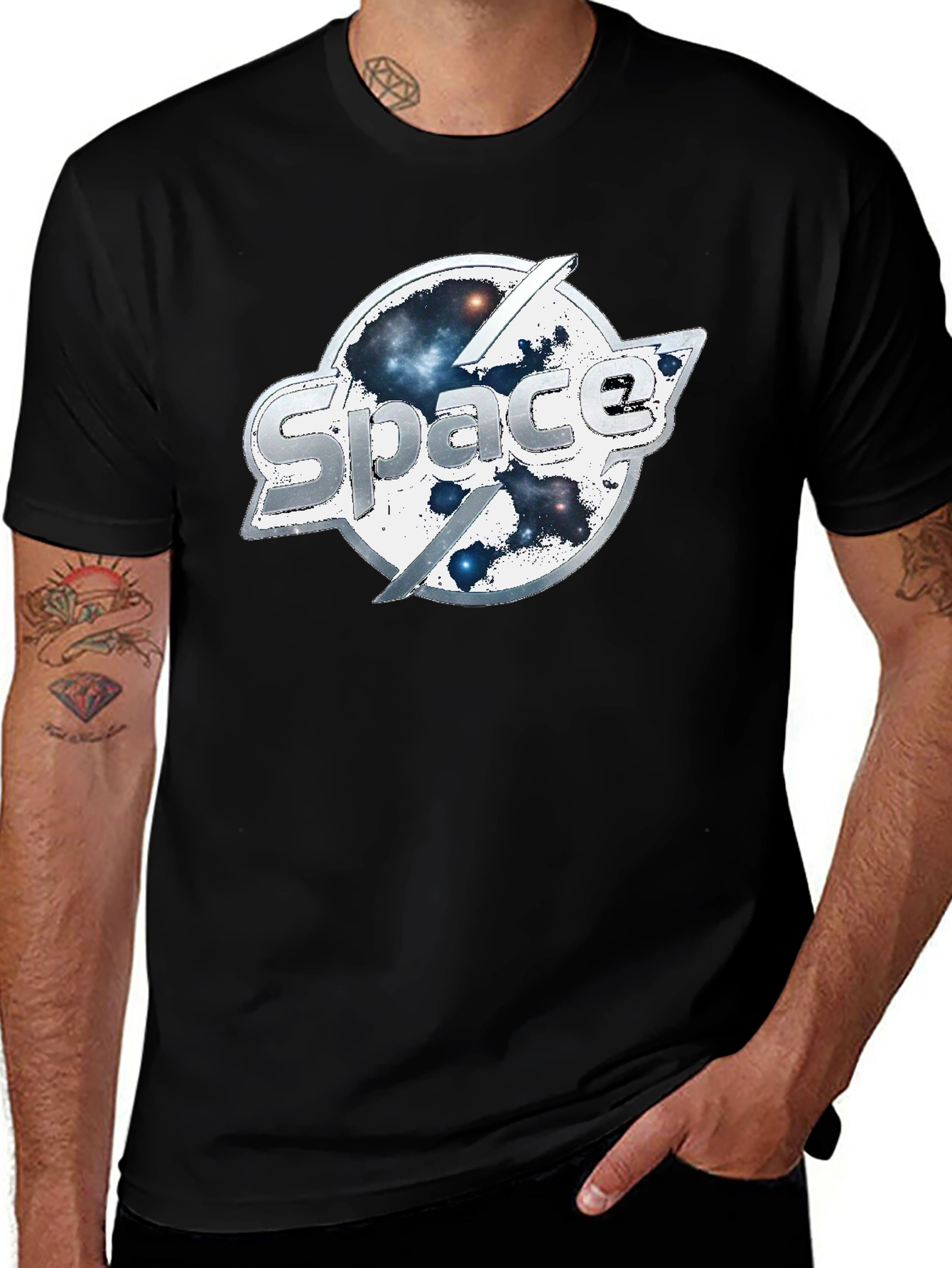 Space T-Shirt - Galaxy Design