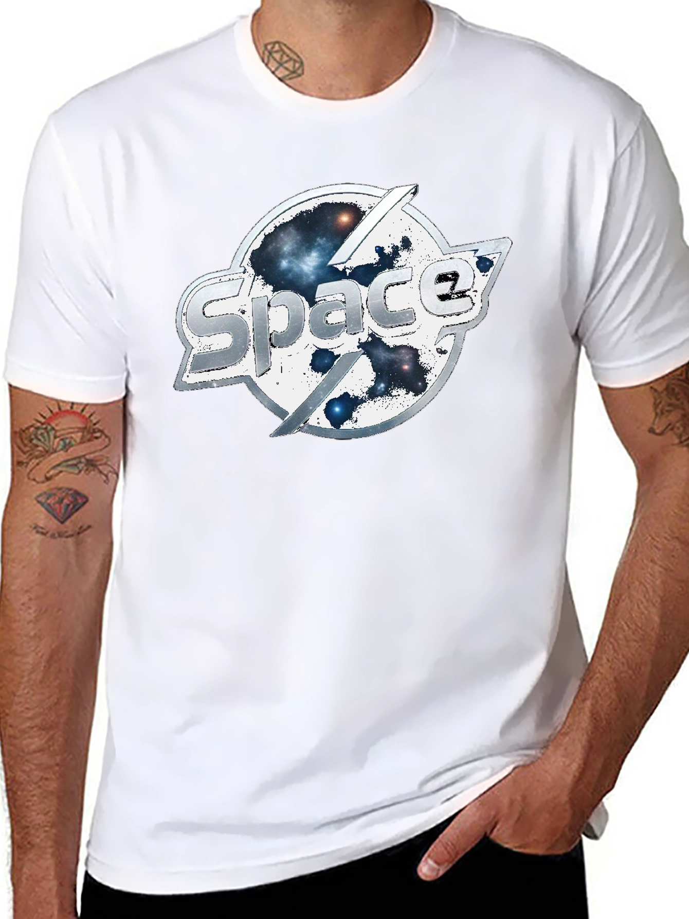 Space T-Shirt - Galaxy Design