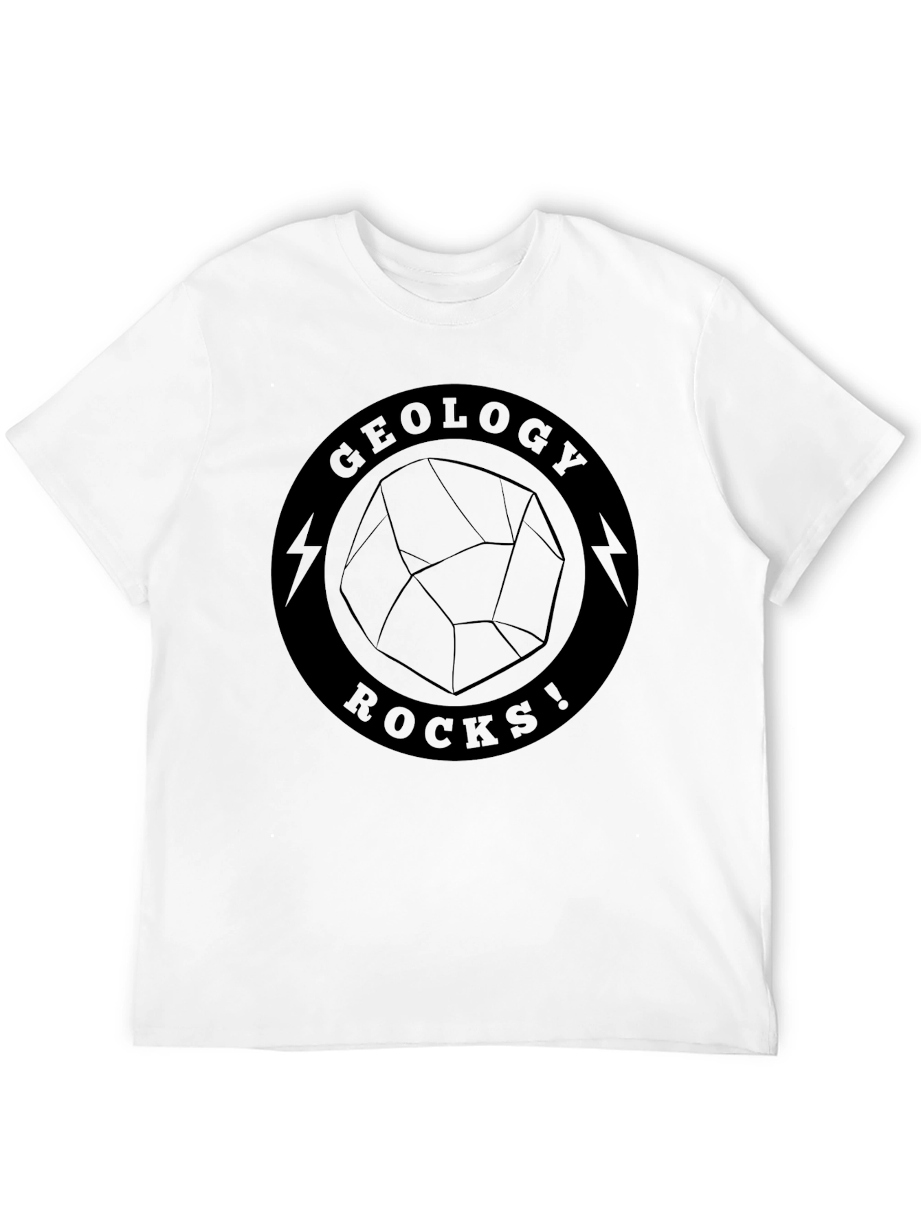 Geology Rocks! Black Graphic T-Shirt