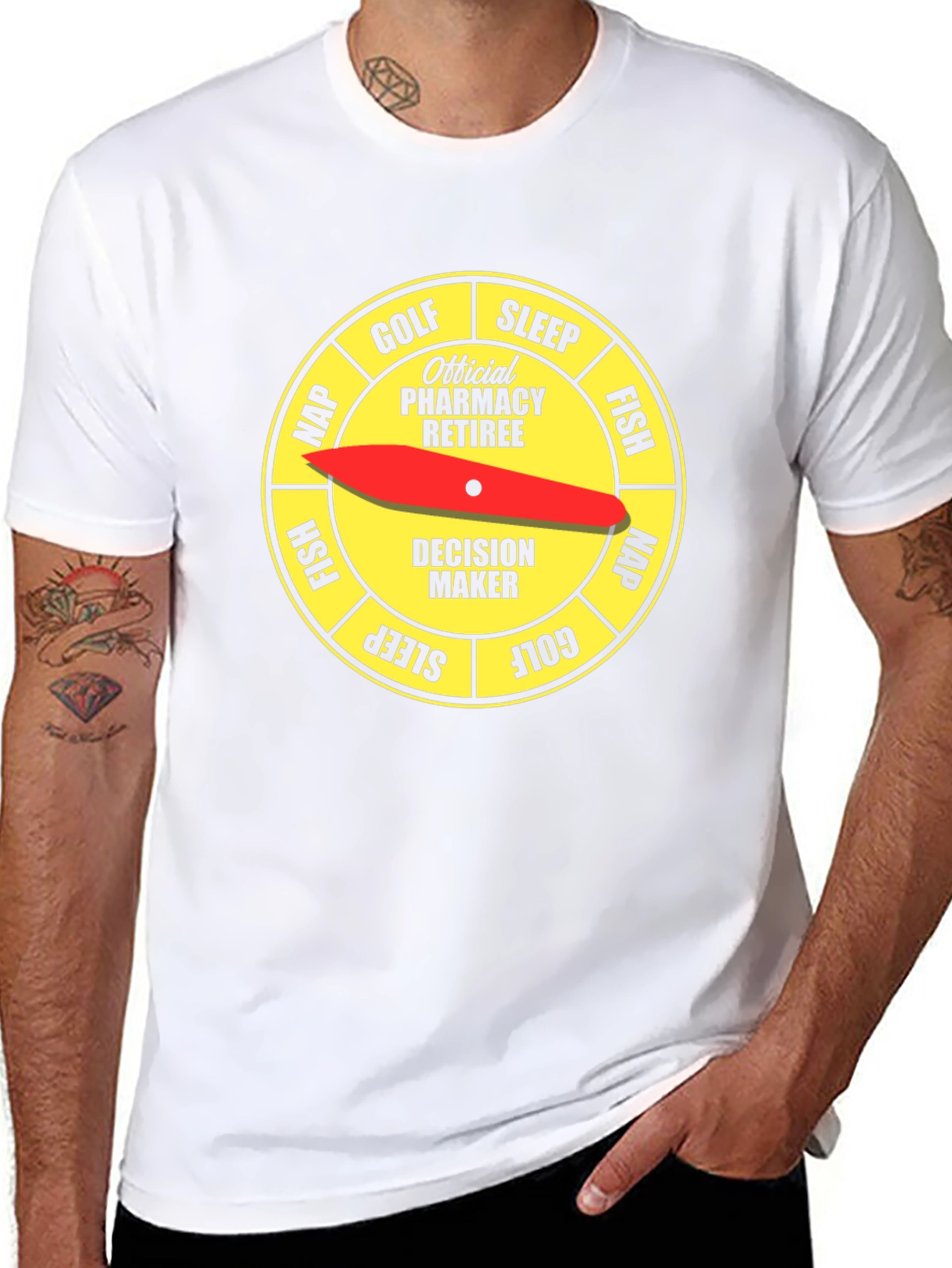 Official Pharmacy Retiree Decision Maker T-Shirt